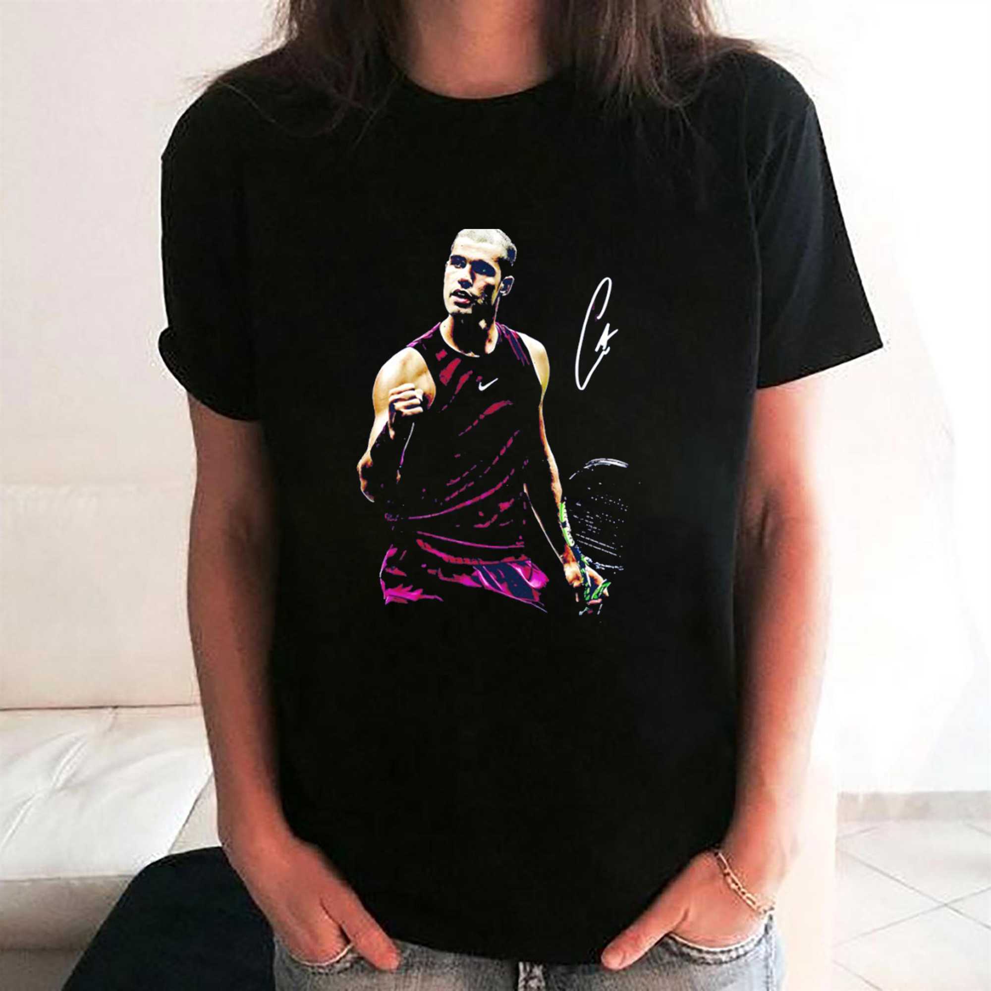 Carlos Alcaraz Tennis Star 2026 Champions Signature Tee Carlos Alcaraz Tennis Star 2026 Champions Signature Tee