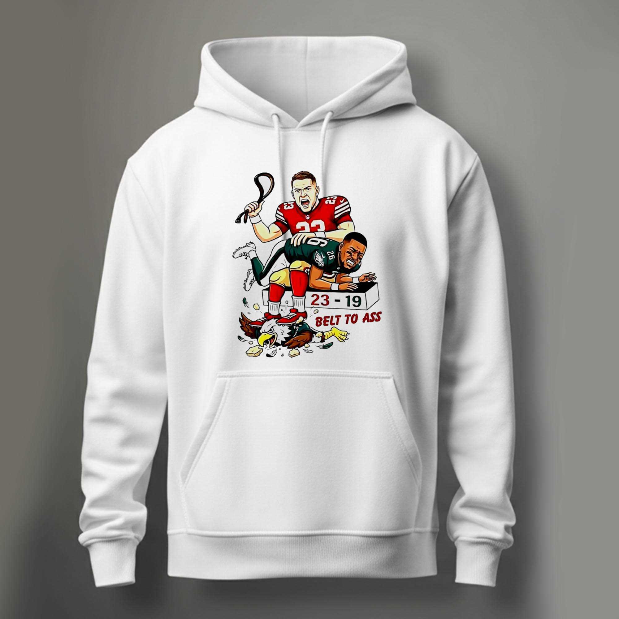 Christian Mccaffrey Belt To Ass Saquon Barkley 23 19 Tee Christian Mccaffrey Belt To Ass Saquon Barkley 23 19 Tee