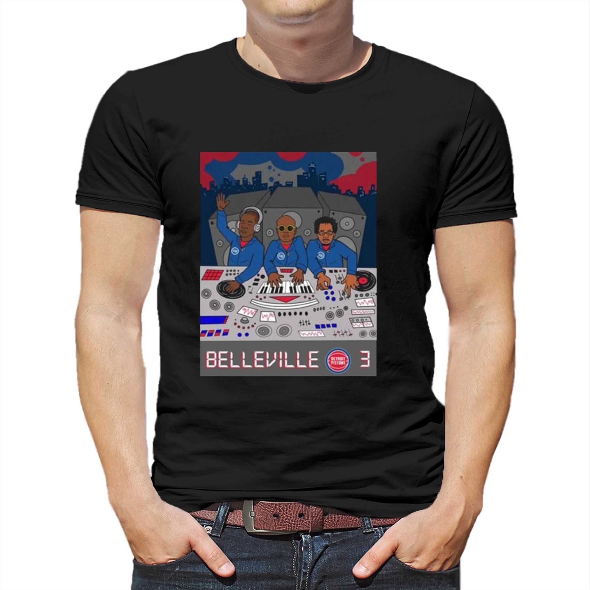 Detroit Pistons The Belleville Threeposter Shirt Detroit Pistons The Belleville Threeposter Shirt