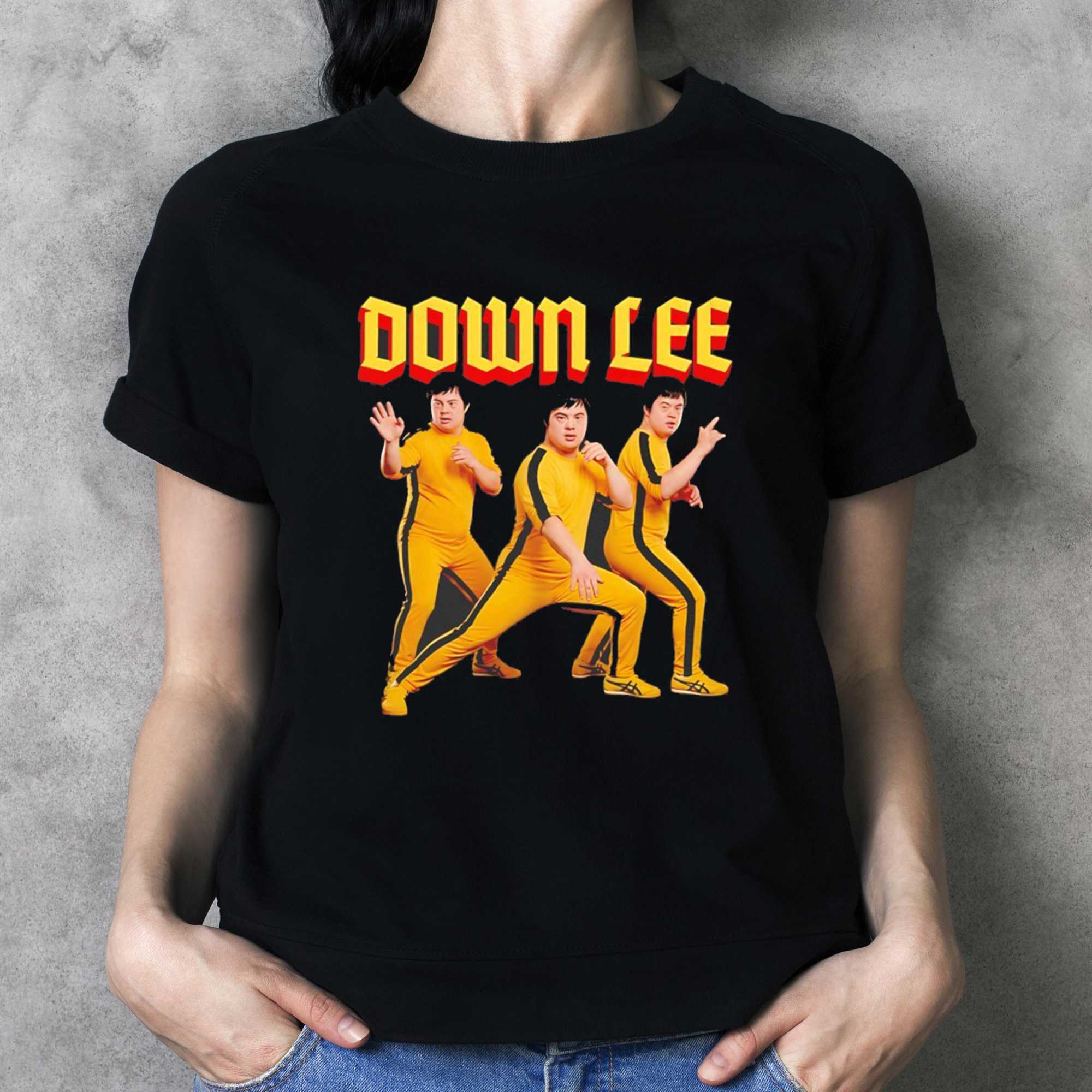 Down Lee X Bruce Lee Parody Tee Down Lee X Bruce Lee Parody Tee
