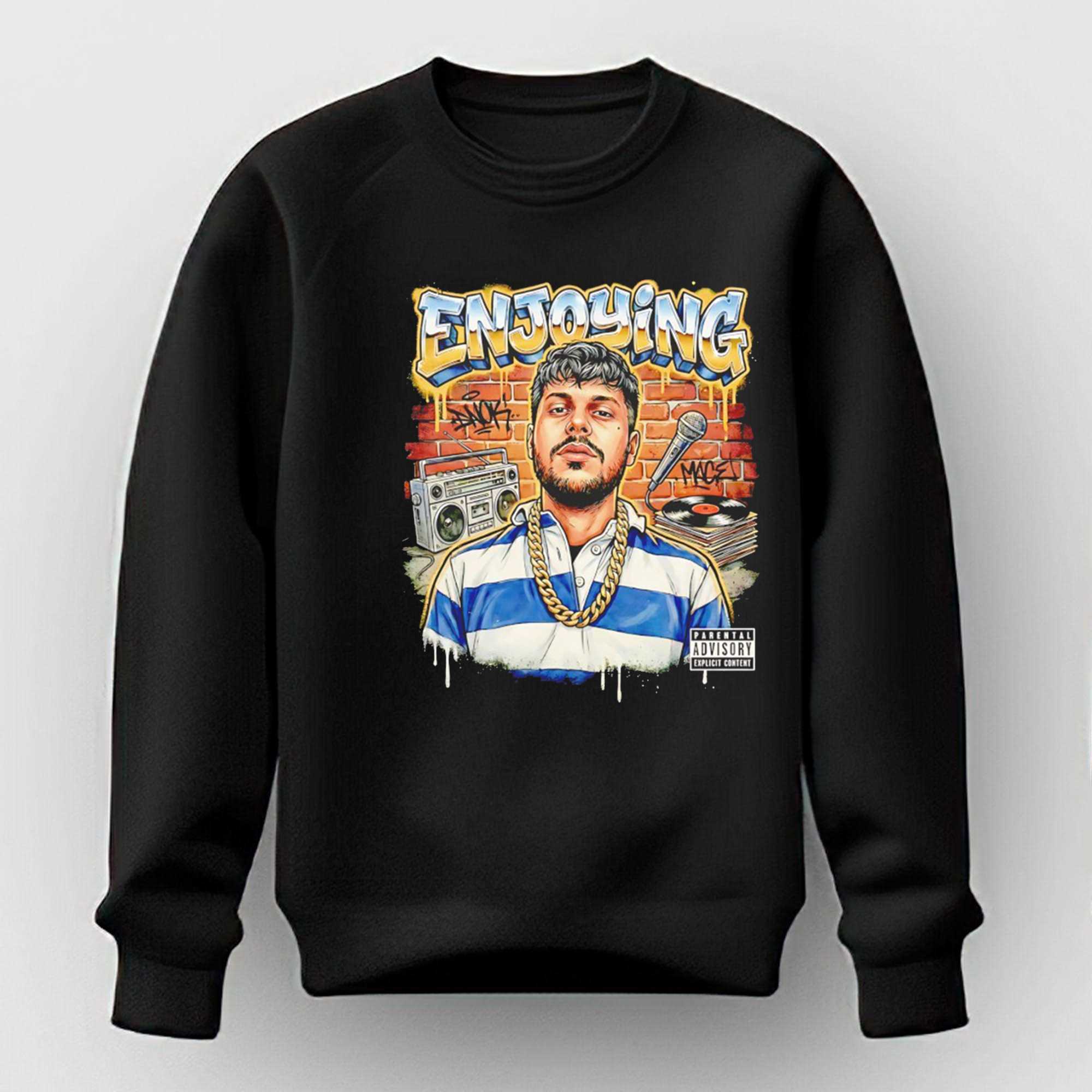 Enjoying Parental Advisory Explicit Content Tee Enjoying Parental Advisory Explicit Content Tee