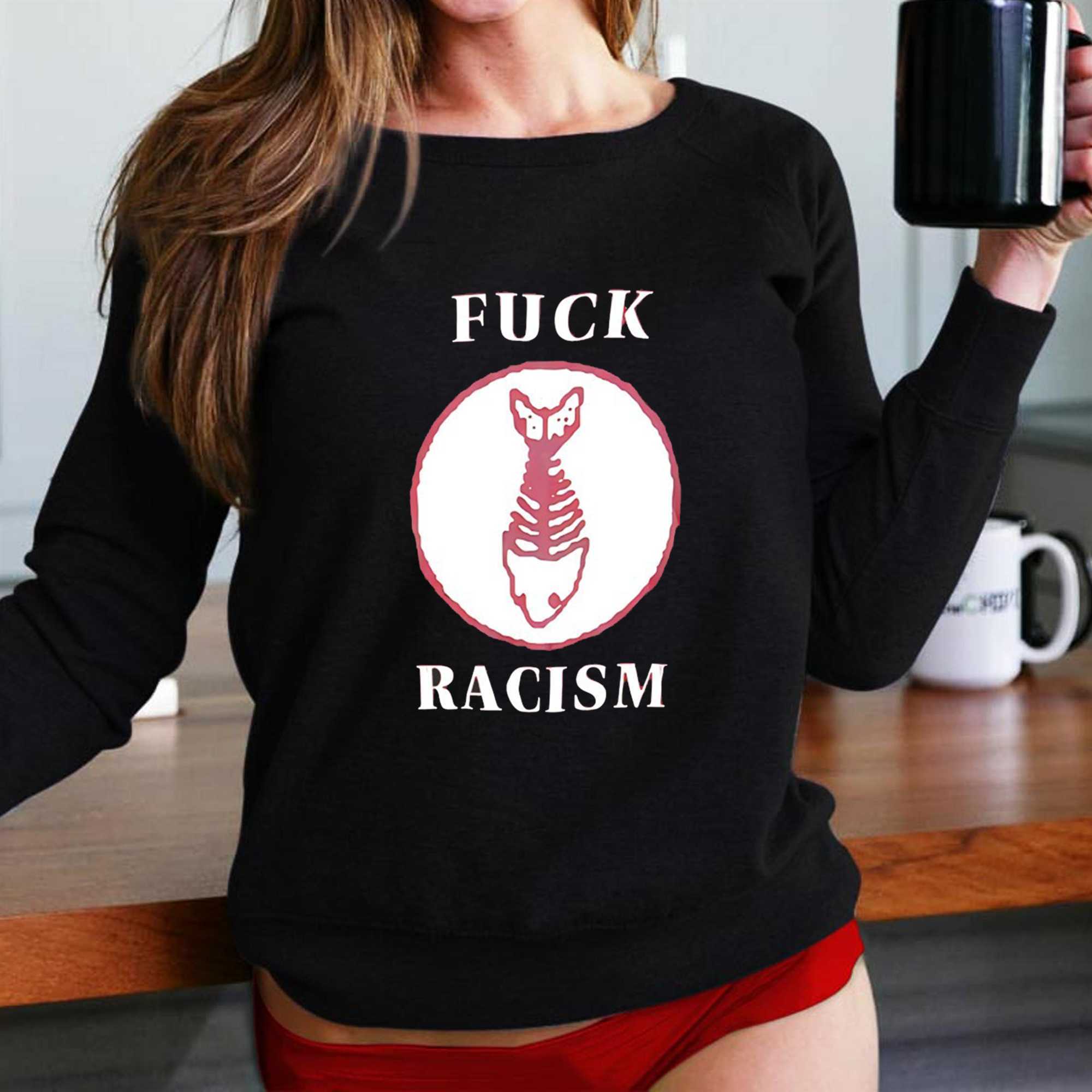 Fishbone Fight Fuck Racism Tee Fishbone Fight Fuck Racism Tee