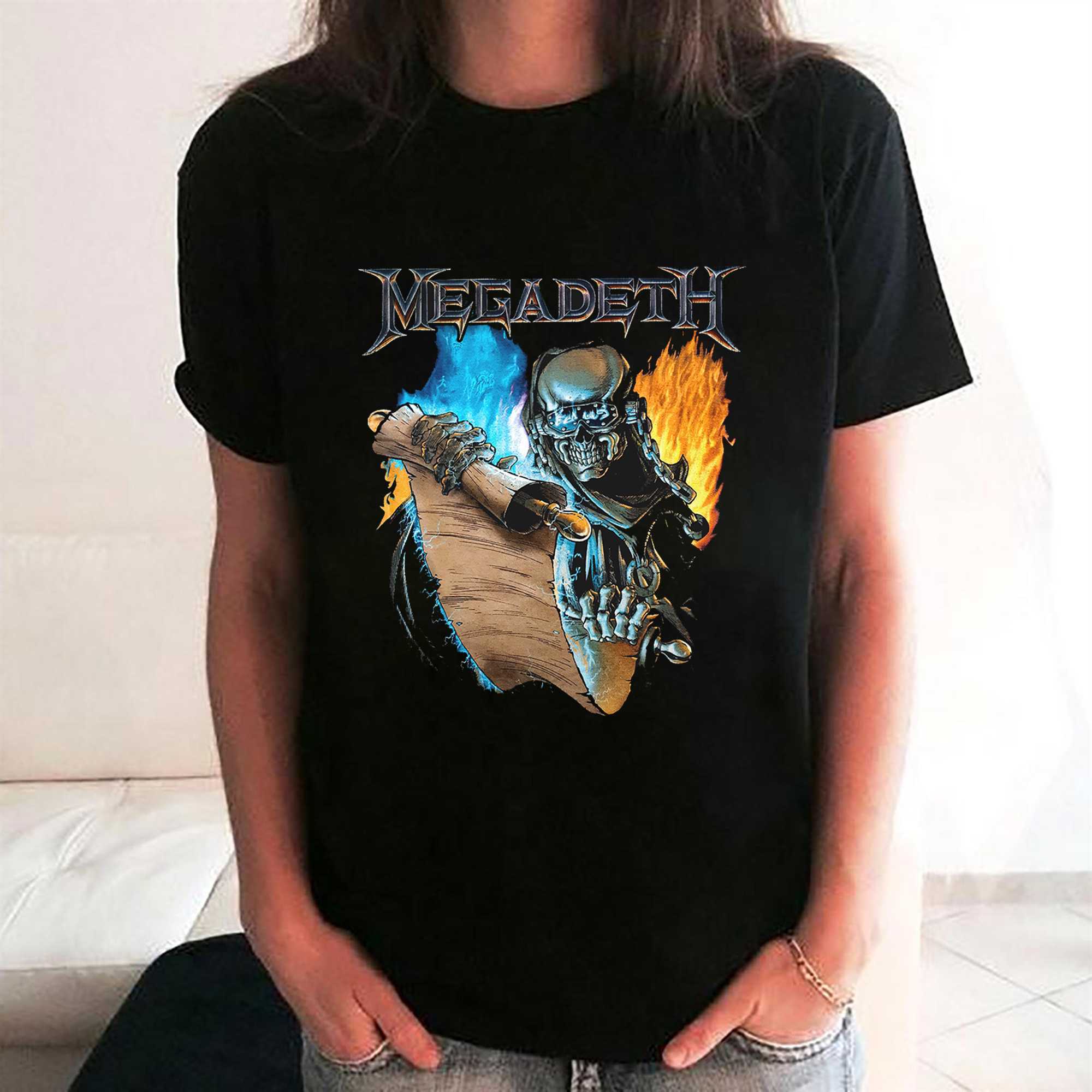 Front & Back Cryptic Writings Megadeth Tee Front & Back Cryptic Writings Megadeth Tee