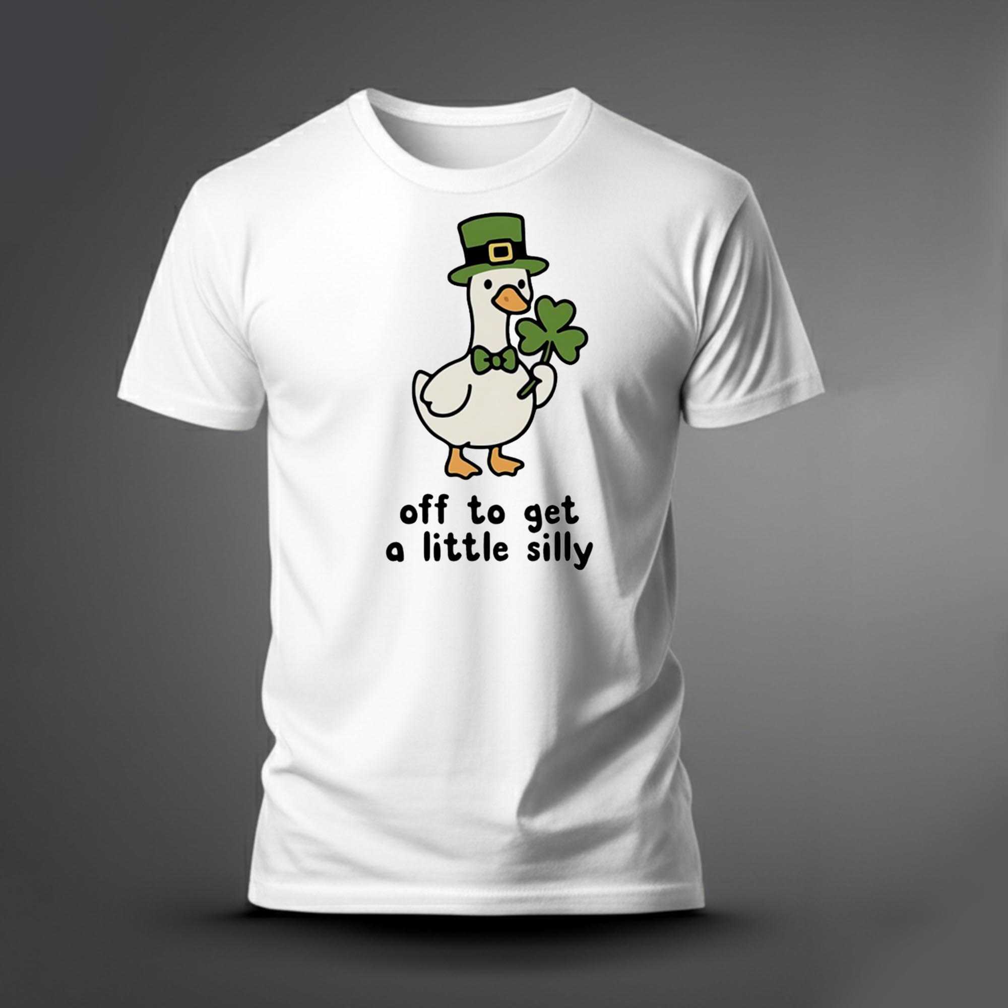 Goose Off To Get A Little Silly Saint Patricks Day Tee Goose Off To Get A Little Silly Saint Patricks Day Tee