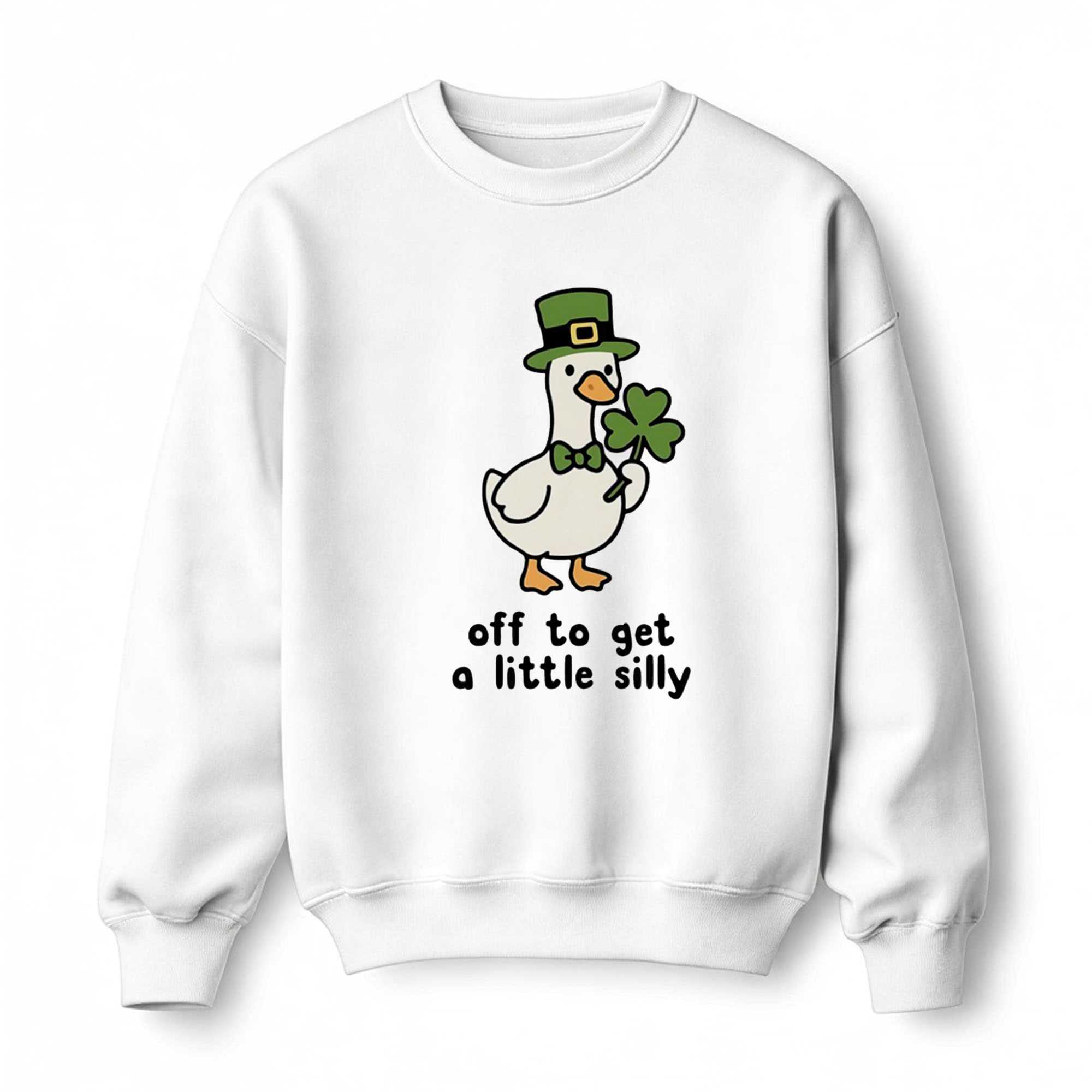 Goose Off To Get A Little Silly Saint Patricks Day Tee Goose Off To Get A Little Silly Saint Patricks Day Tee