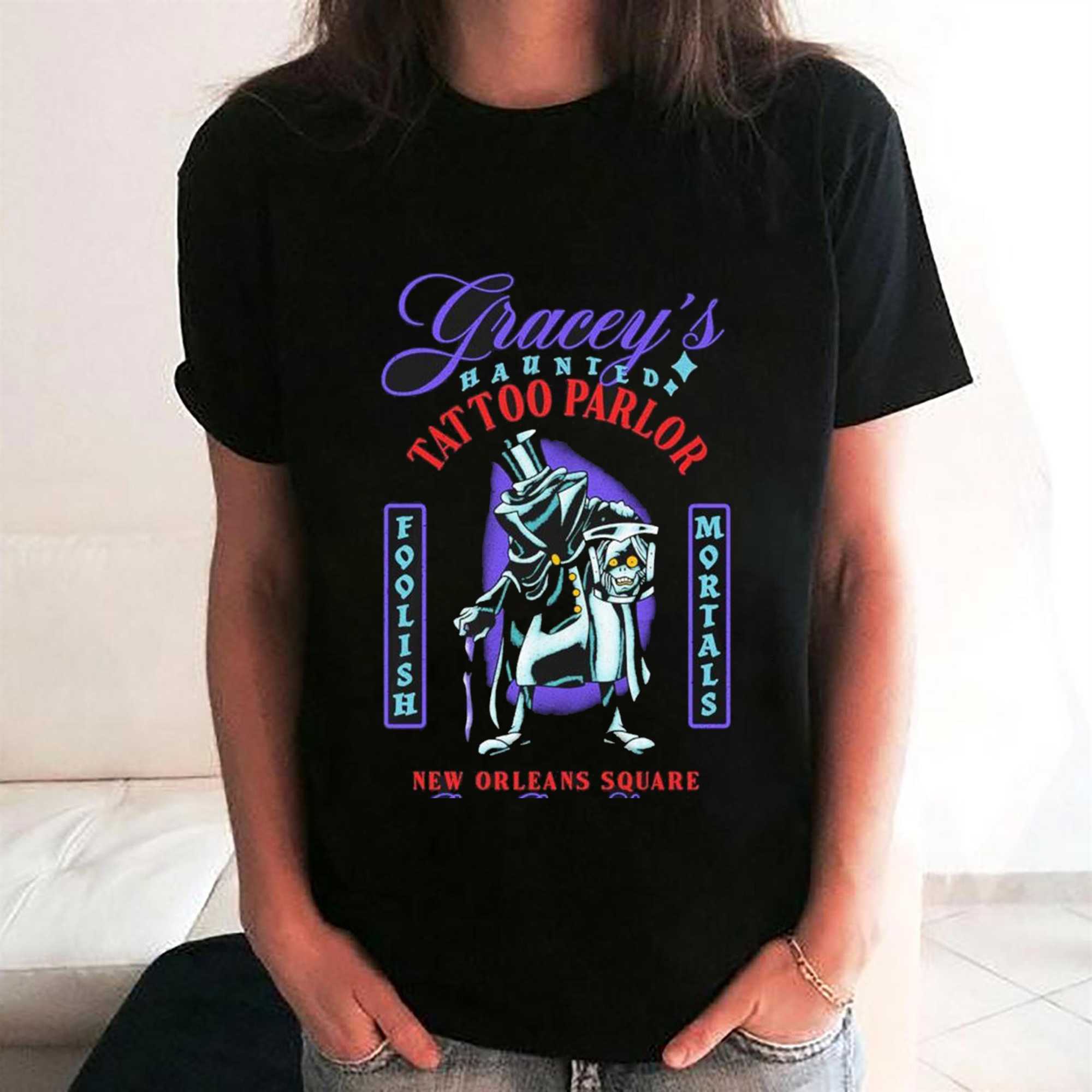 Graceys Haunted Tattoo Parlor Tee Graceys Haunted Tattoo Parlor Tee