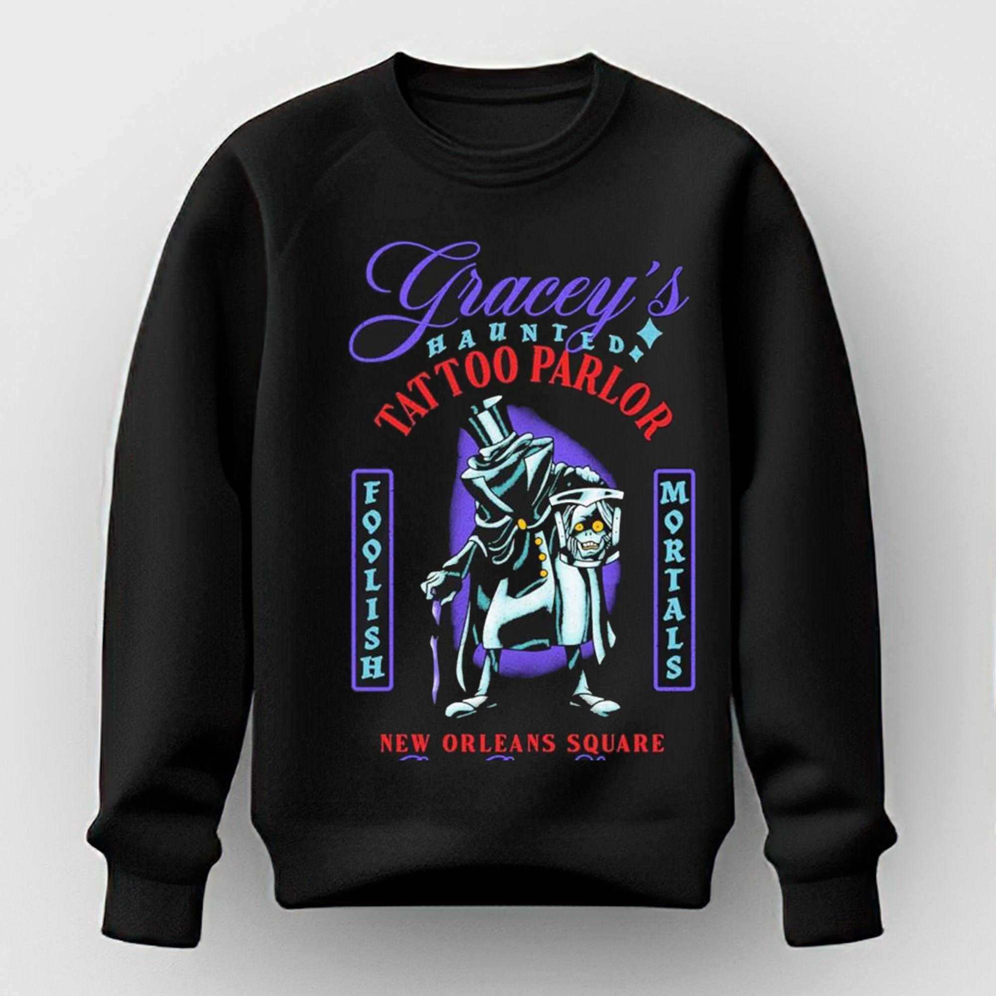 Graceys Haunted Tattoo Parlor Tee Graceys Haunted Tattoo Parlor Tee