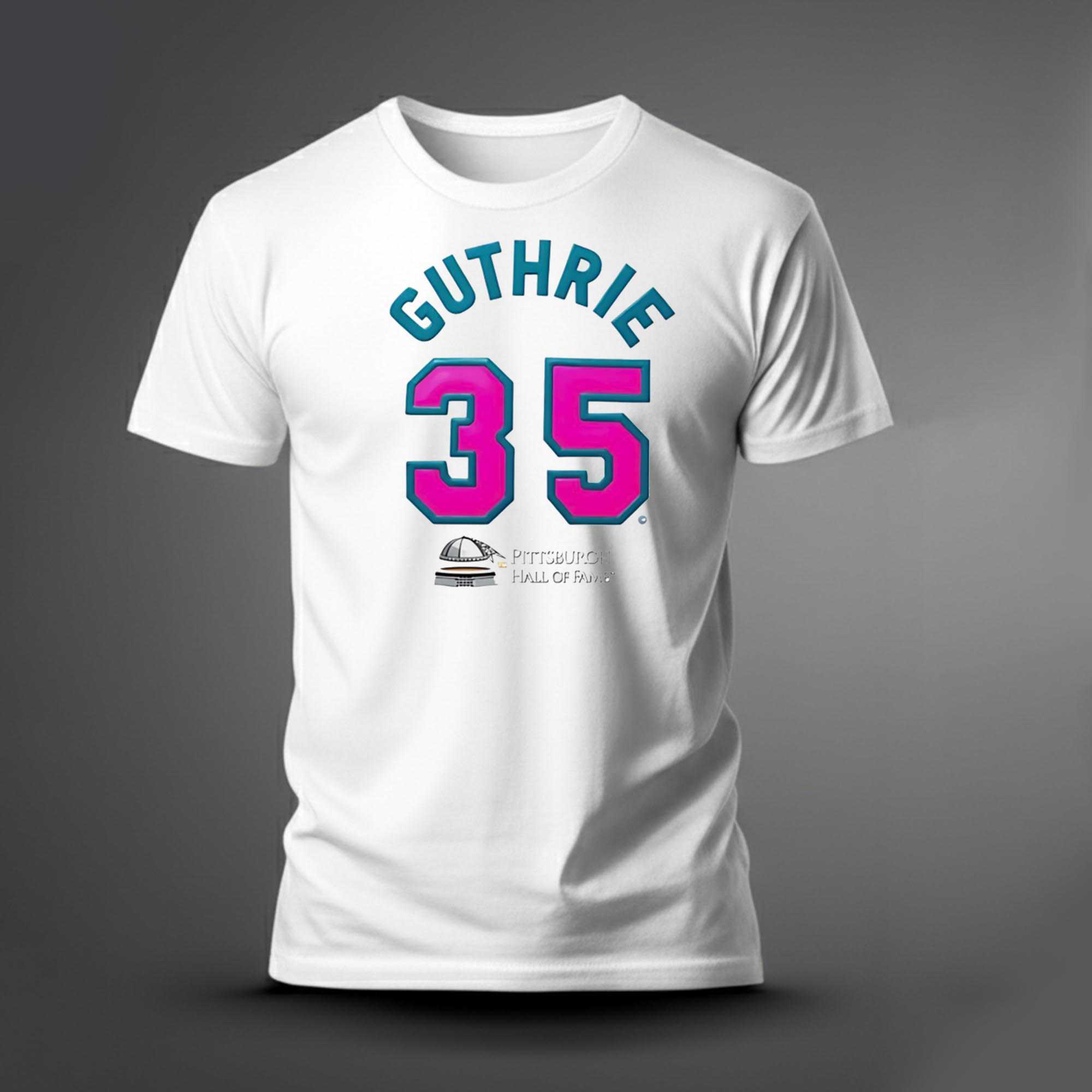 Guthrie 35 Pittsburgh Hall Of Fame Tee Guthrie 35 Pittsburgh Hall Of Fame Tee