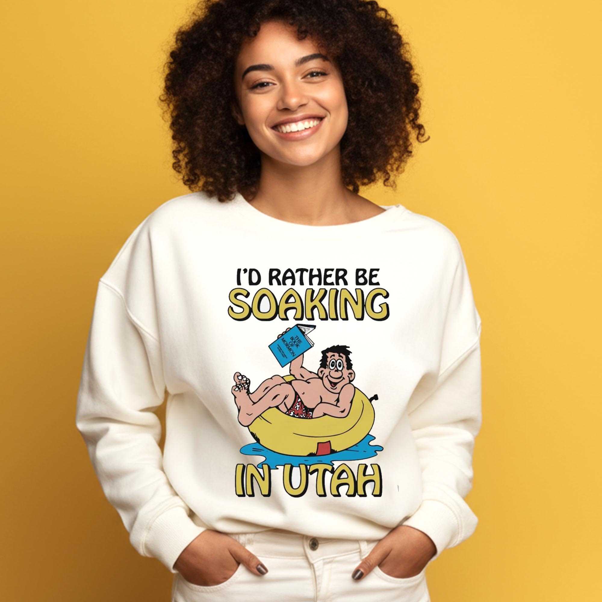 Id Rather Be Soaking In Utah Tee Id Rather Be Soaking In Utah Tee