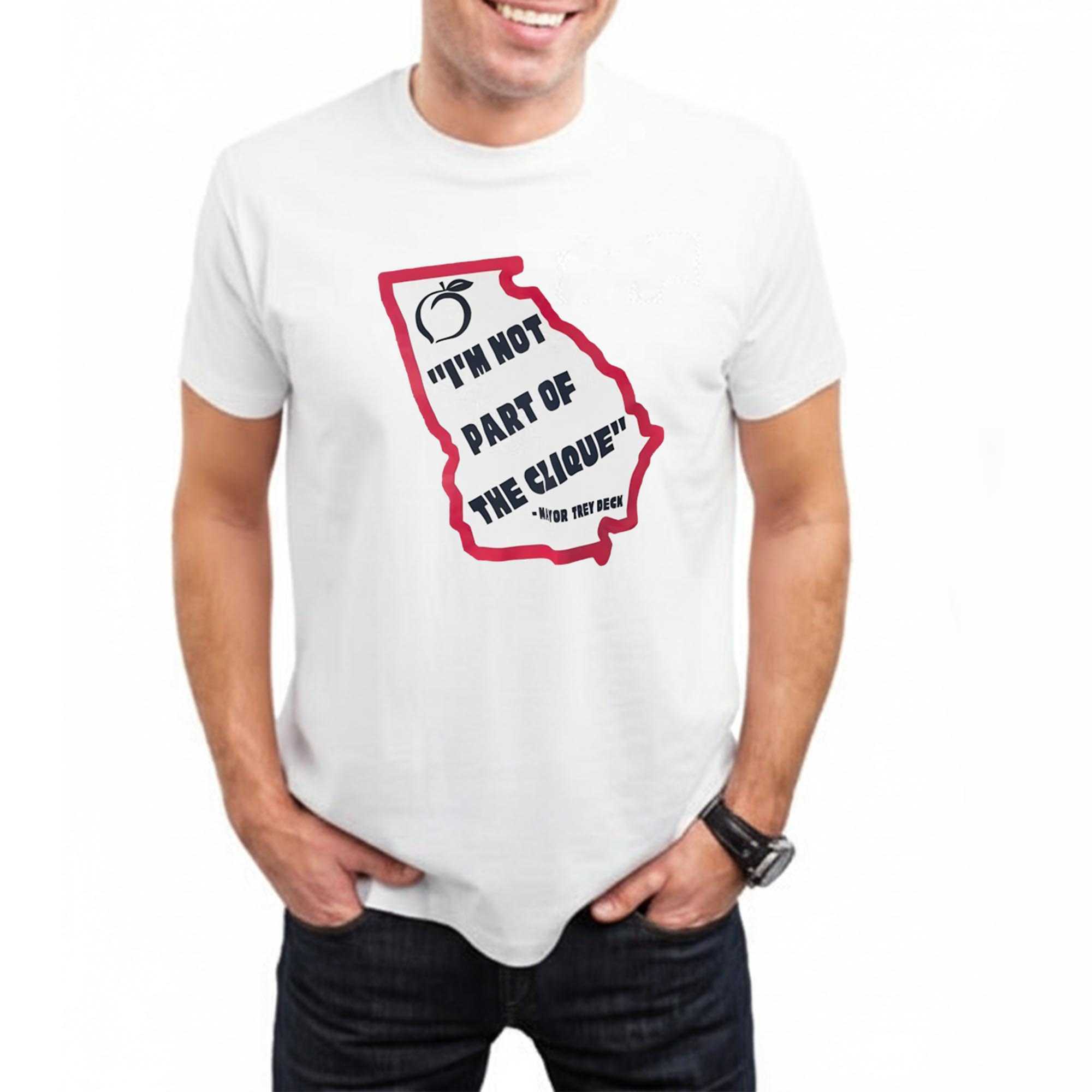 Im Not Part Of The Clique Mayor Trey Deck Tee Im Not Part Of The Clique Mayor Trey Deck Tee