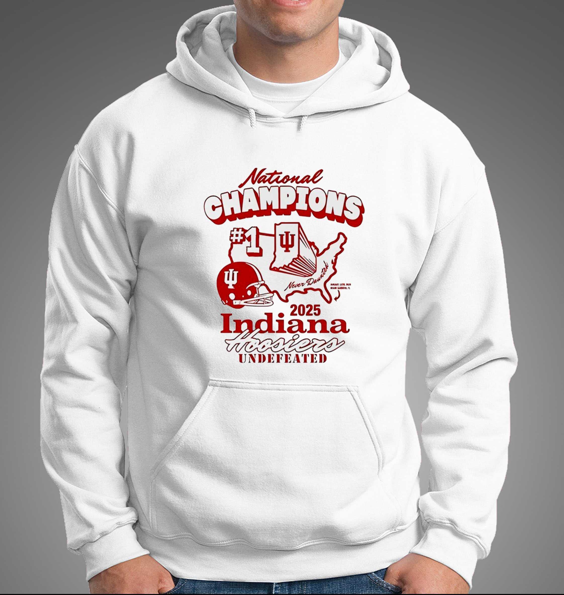 Indiana Hoosiers 2025 National Champions Hastag 1 Team Tee Indiana Hoosiers 2025 National Champions Hastag 1 Team Tee