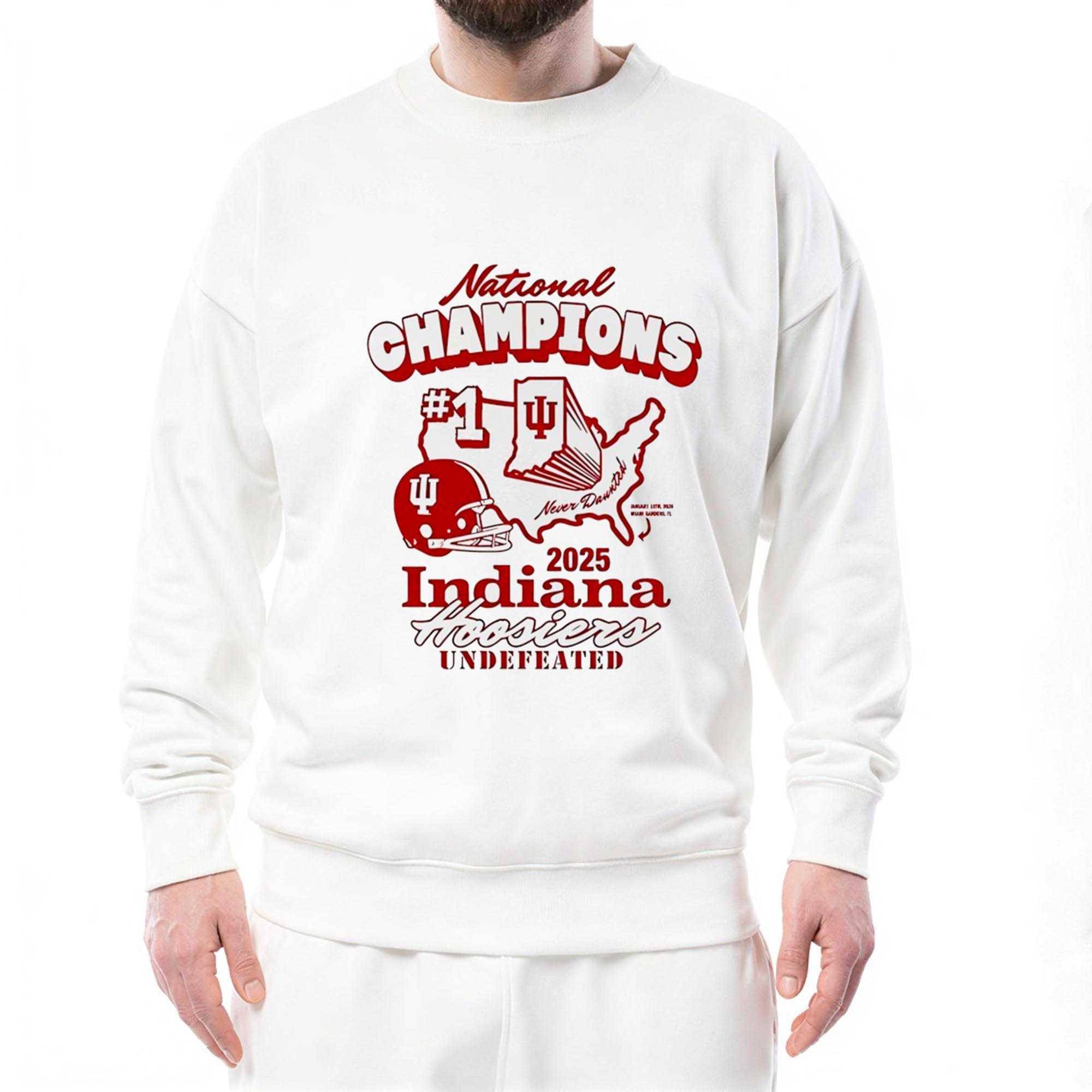 Indiana Hoosiers 2025 National Champions Hastag 1 Team Tee Indiana Hoosiers 2025 National Champions Hastag 1 Team Tee