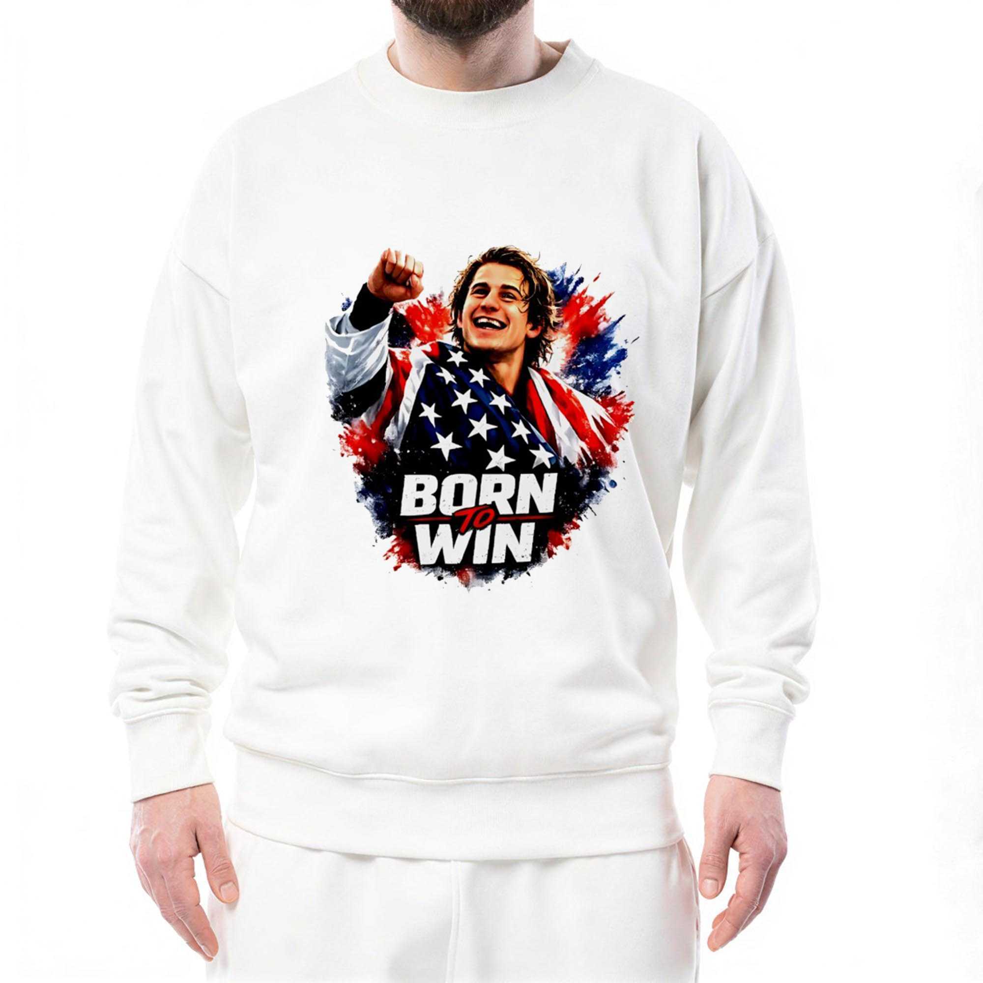 Jack Hughes New Jersey Devils Born To Win Tee Jack Hughes New Jersey Devils Born To Win Tee