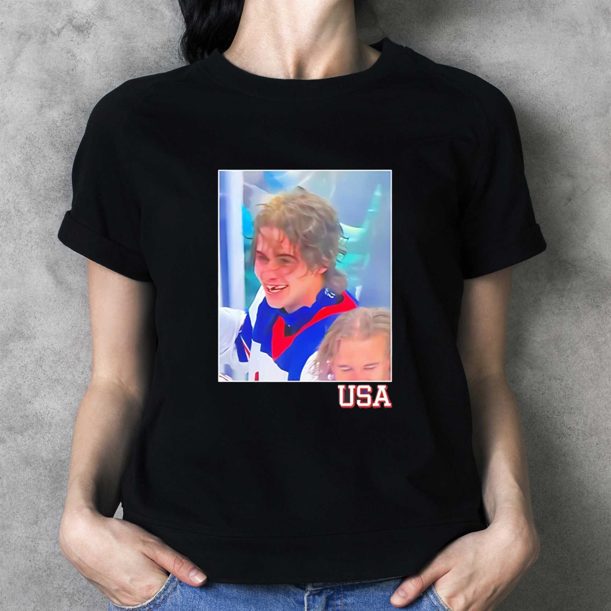Jack Hughes Usa Tee Jack Hughes Usa Tee