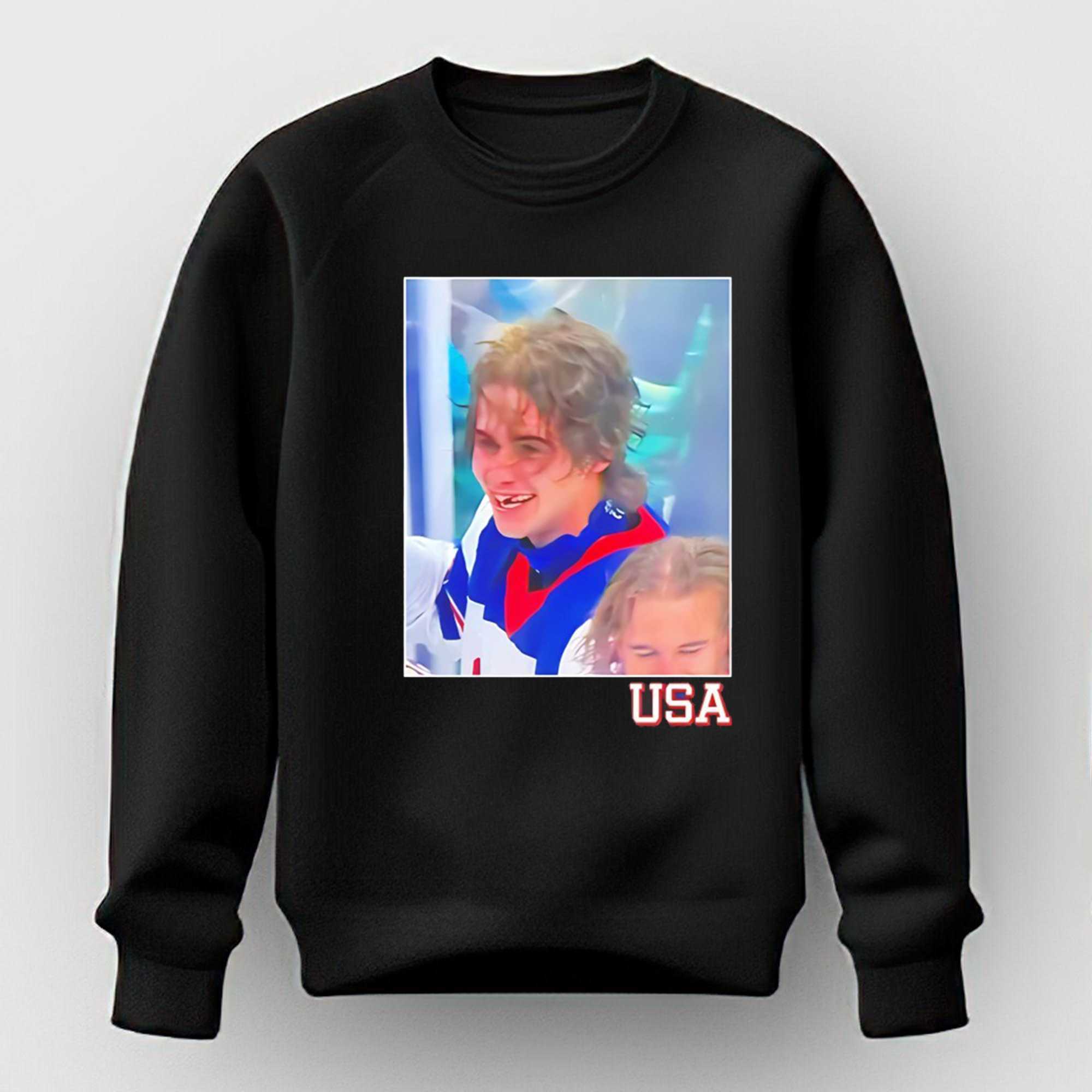 Jack Hughes Usa Tee Jack Hughes Usa Tee