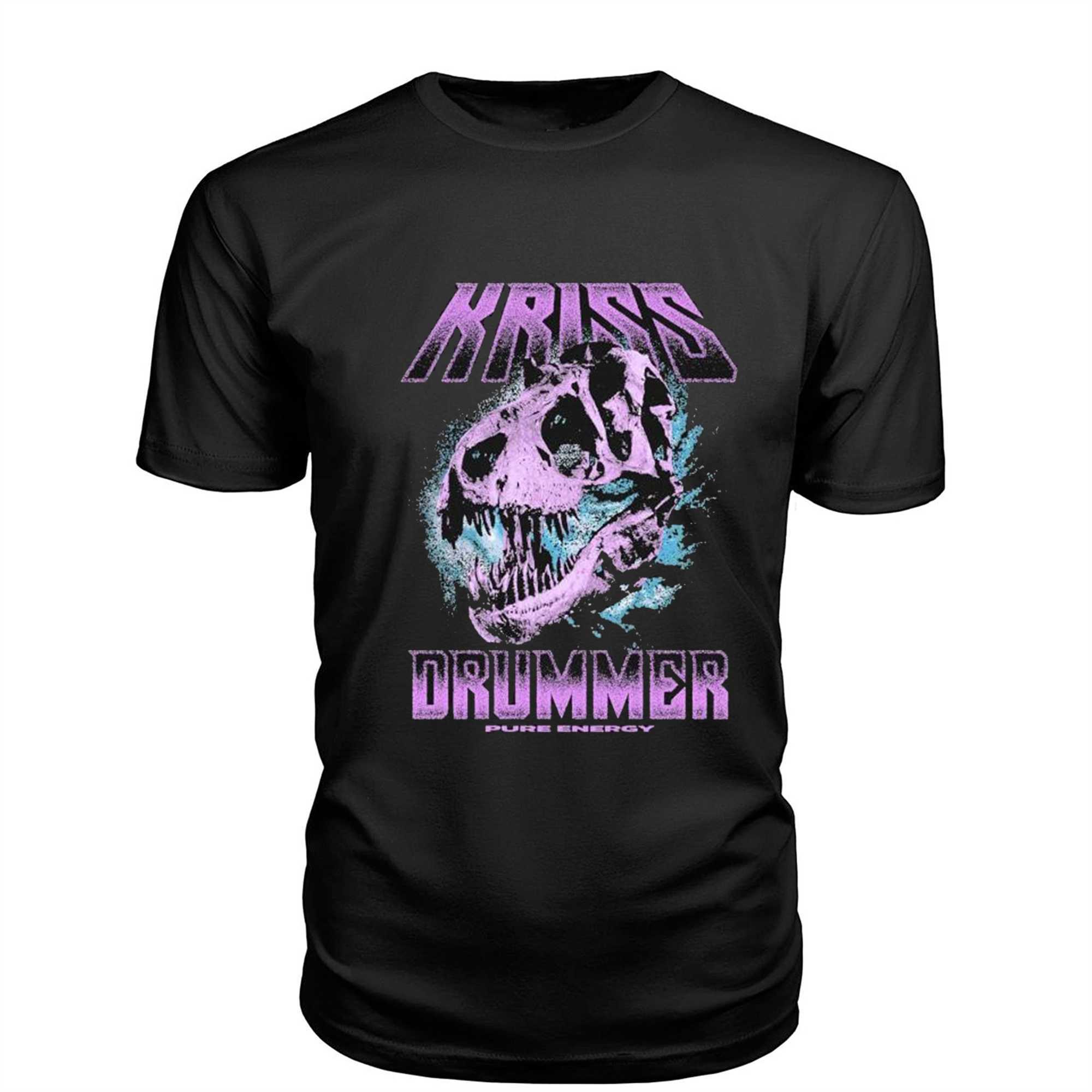 Kriss Drummer Pure Energy Dino Shirt Kriss Drummer Pure Energy Dino Shirt