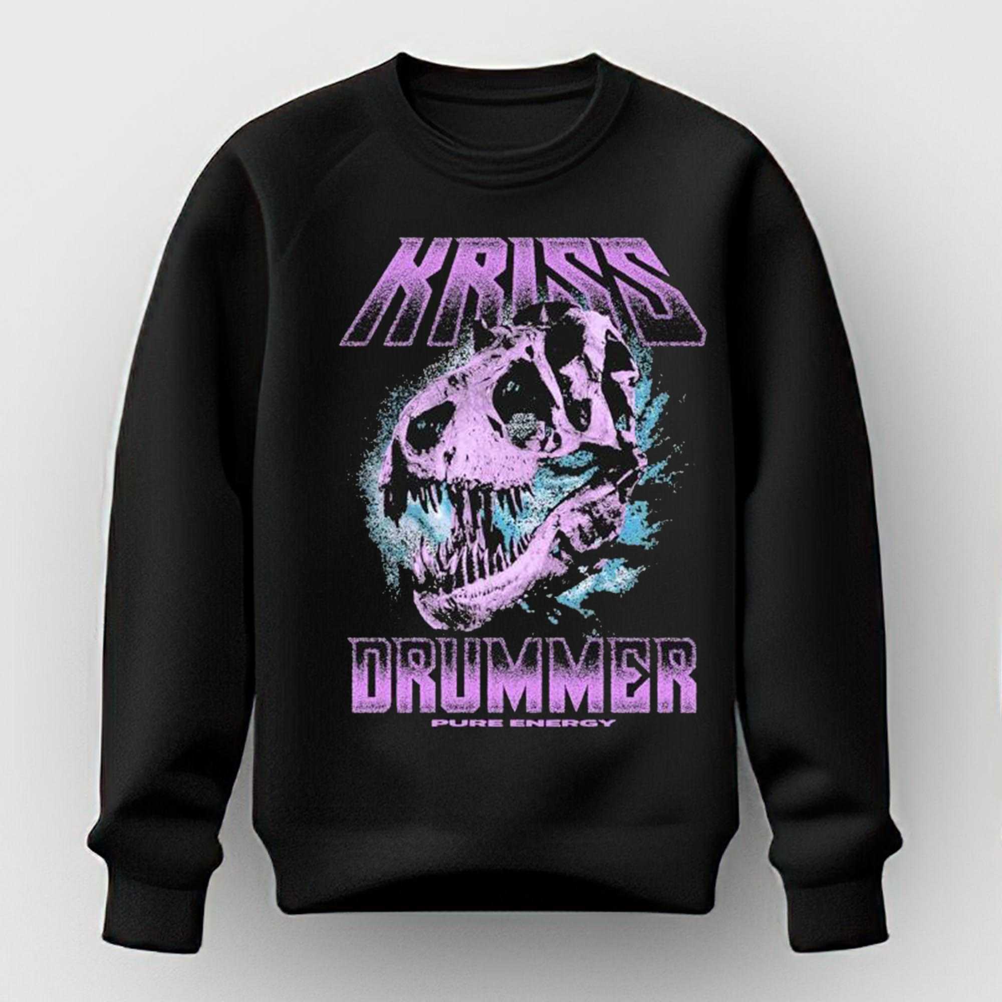 Kriss Drummer Pure Energy Dino Shirt Kriss Drummer Pure Energy Dino Shirt