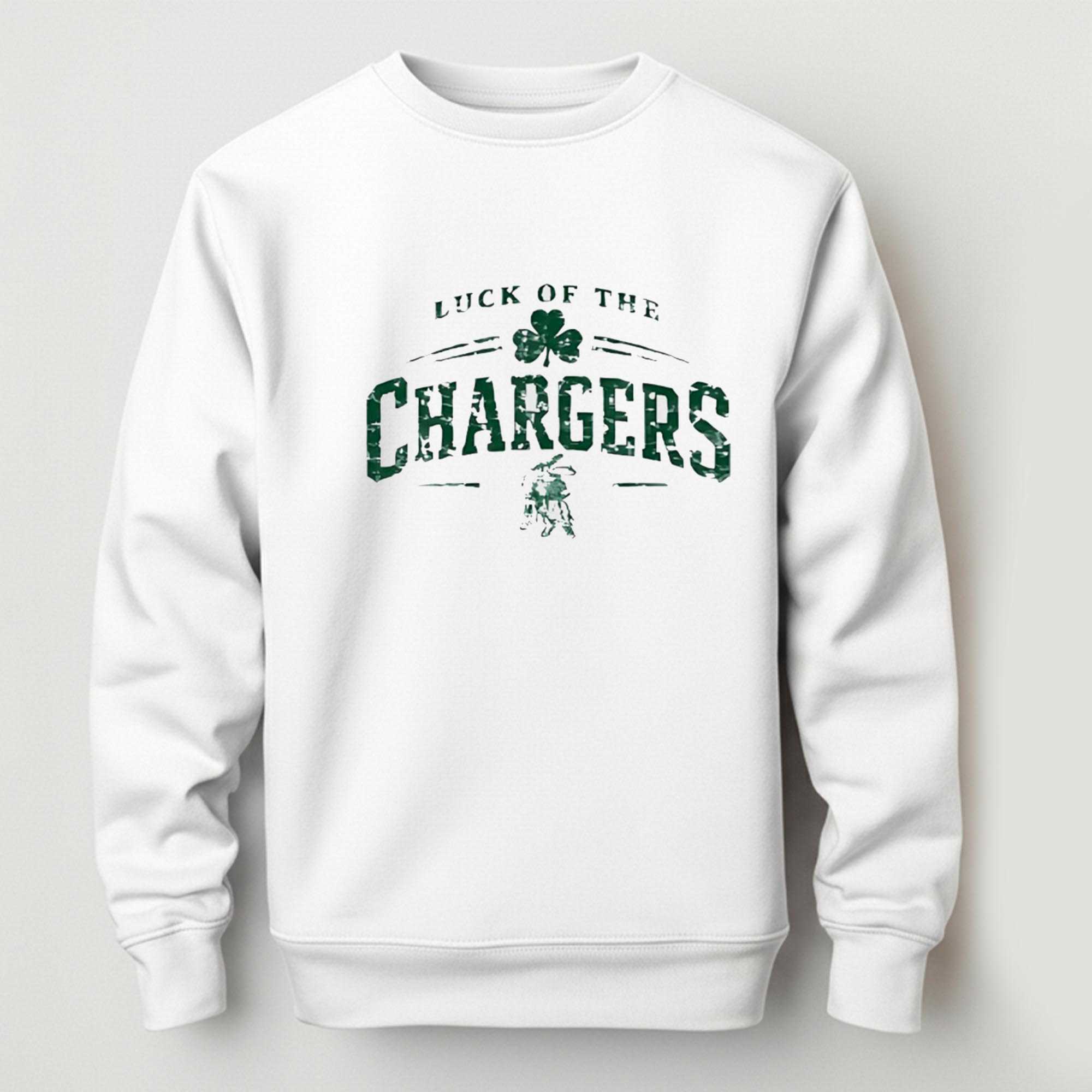 Luck Of The Chargers Tee Luck Of The Chargers Tee