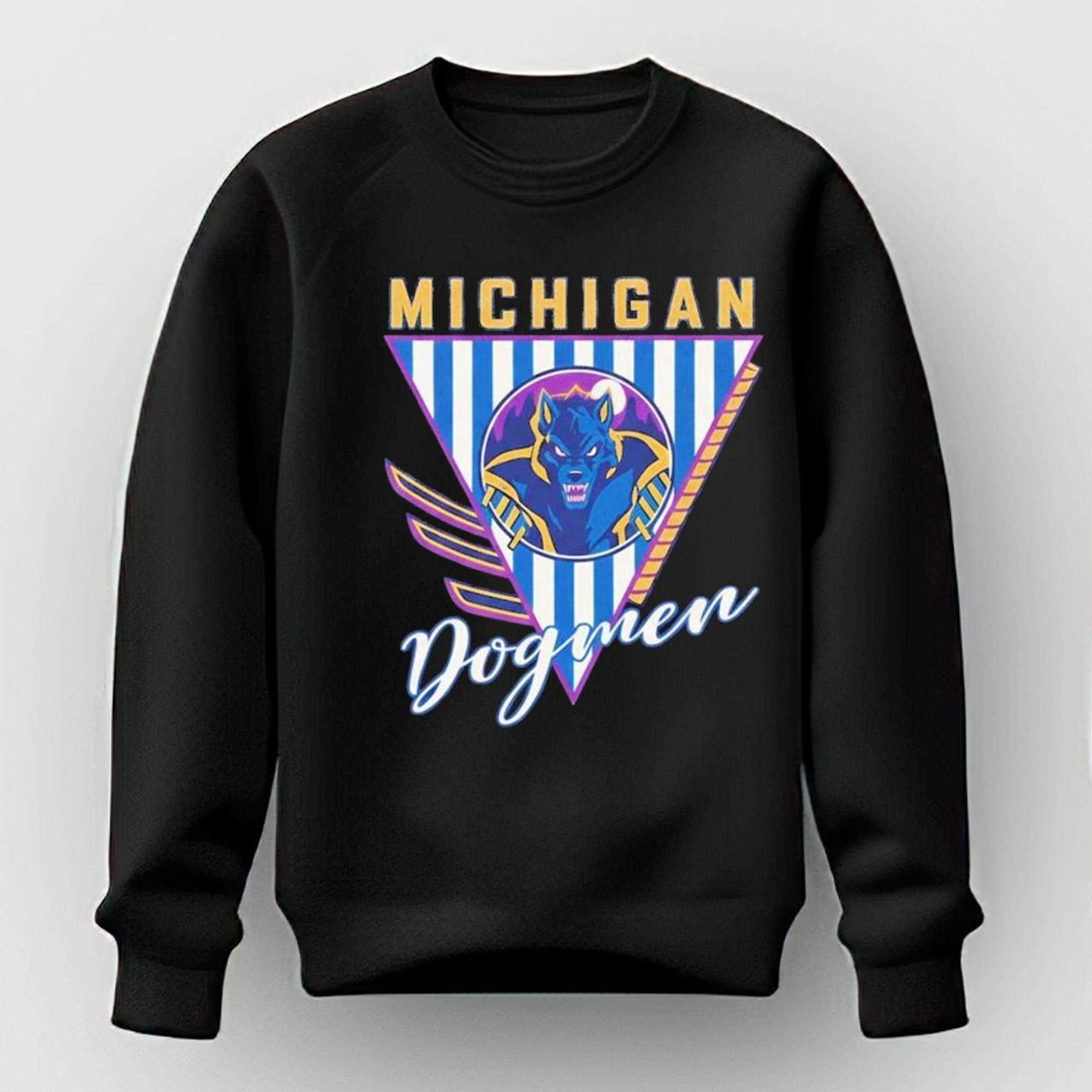 Michigan Dogmen Bimm Ridder Navy Retro Tee Michigan Dogmen Bimm Ridder Navy Retro Tee