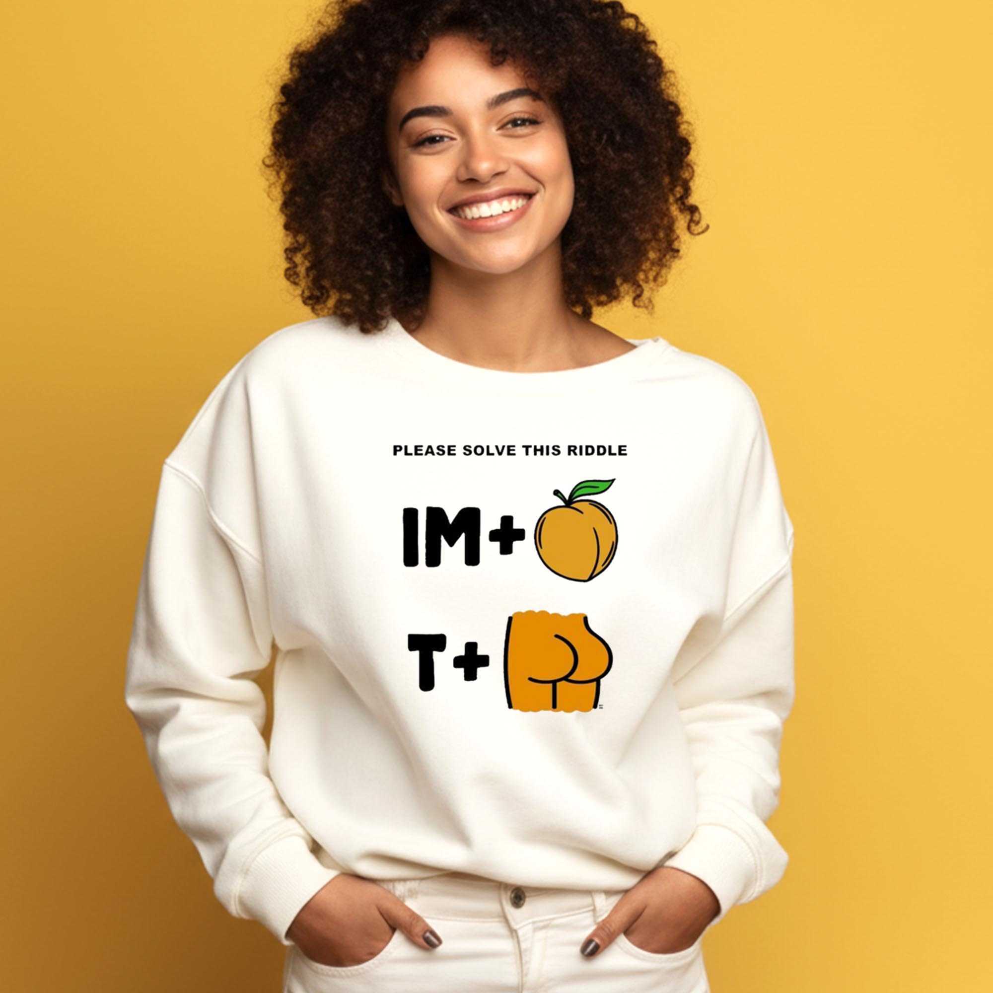 Please Solve This Riddle Im Peach T Rump Shirt Please Solve This Riddle Im Peach T Rump Shirt