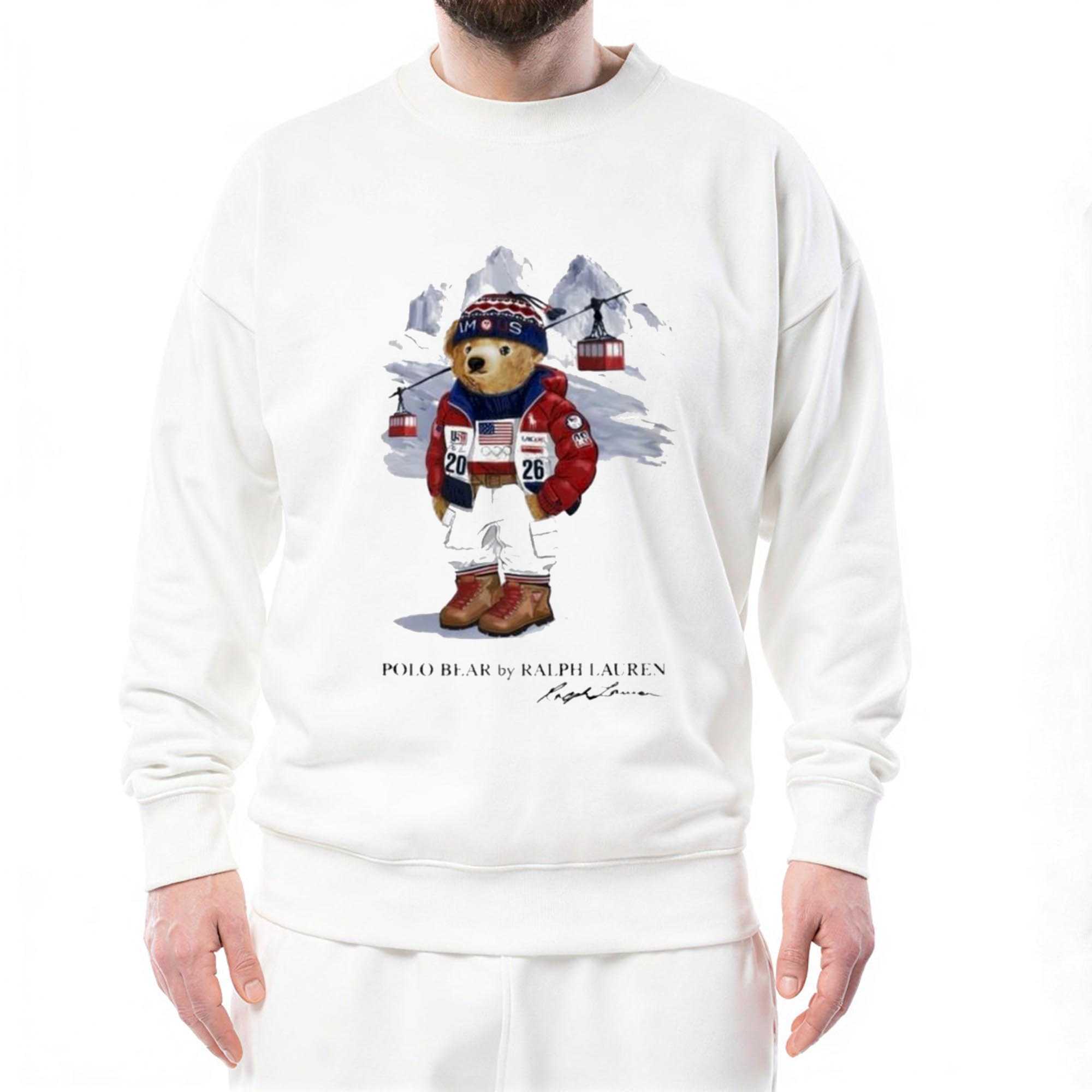 Polo Bear Ralph Lauren 2026 Winter Olympics Shirt Polo Bear Ralph Lauren 2026 Winter Olympics Shirt