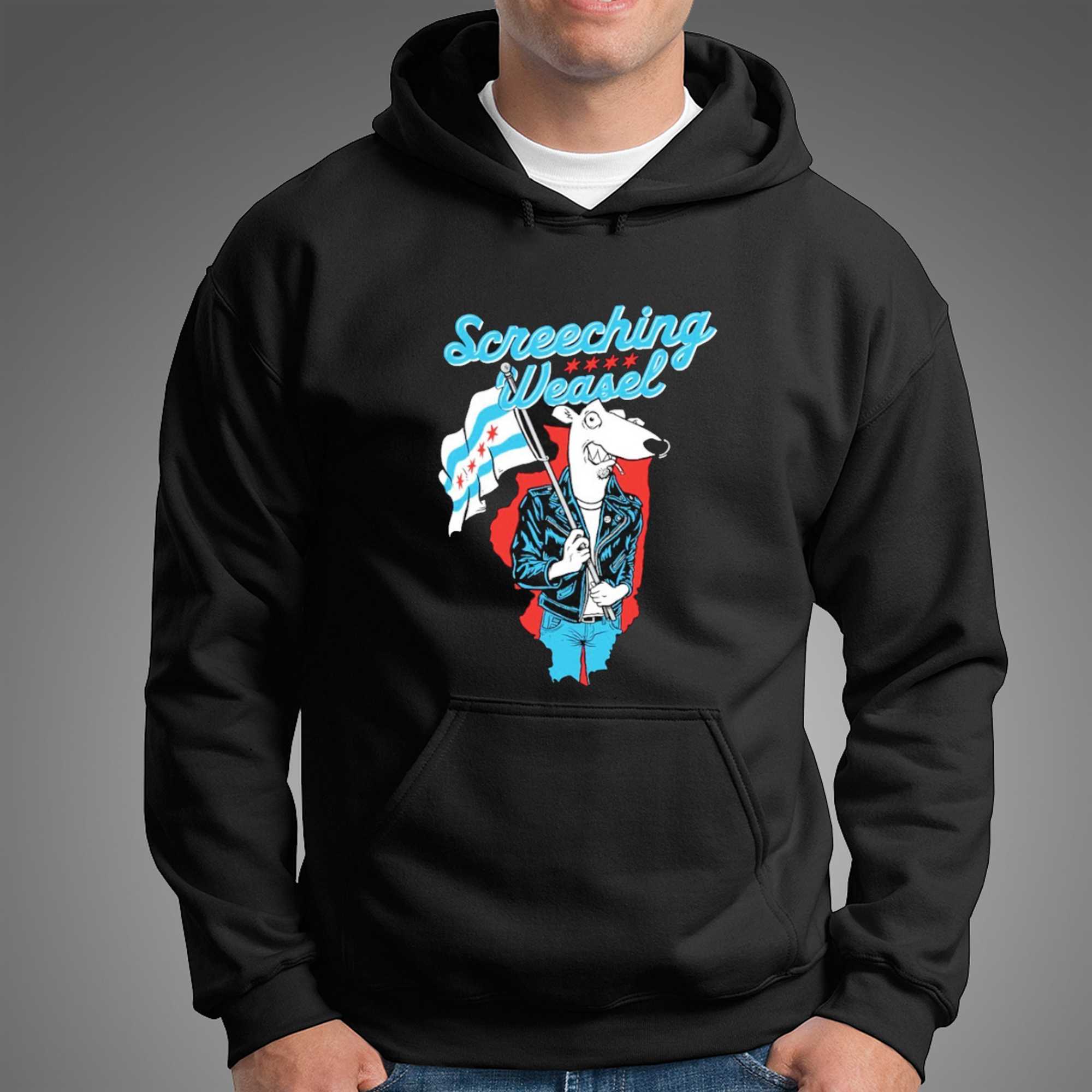 Screeching Weasel Chicago Weasel Tee Screeching Weasel Chicago Weasel Tee