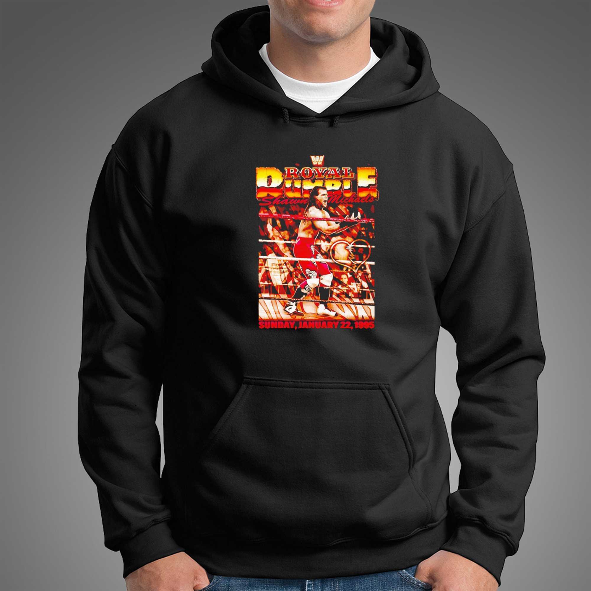 Shawn Michaels Royal Rumble 1995 Boxy Sunday January 22 1995 Tee Shawn Michaels Royal Rumble 1995 Boxy Sunday January 22 1995 Tee