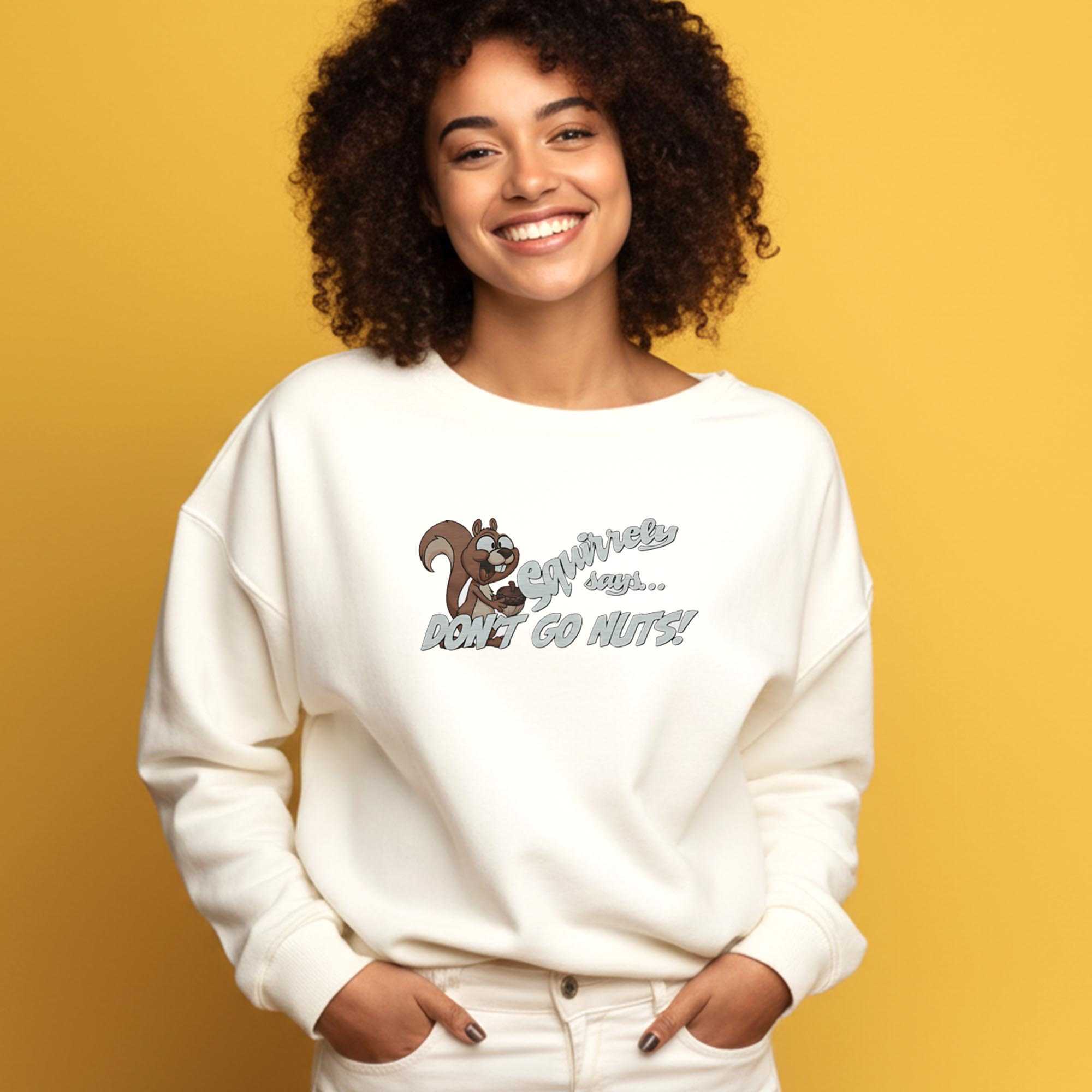 Squirrely Says Dont Go Nuts Tee Squirrely Says Dont Go Nuts Tee