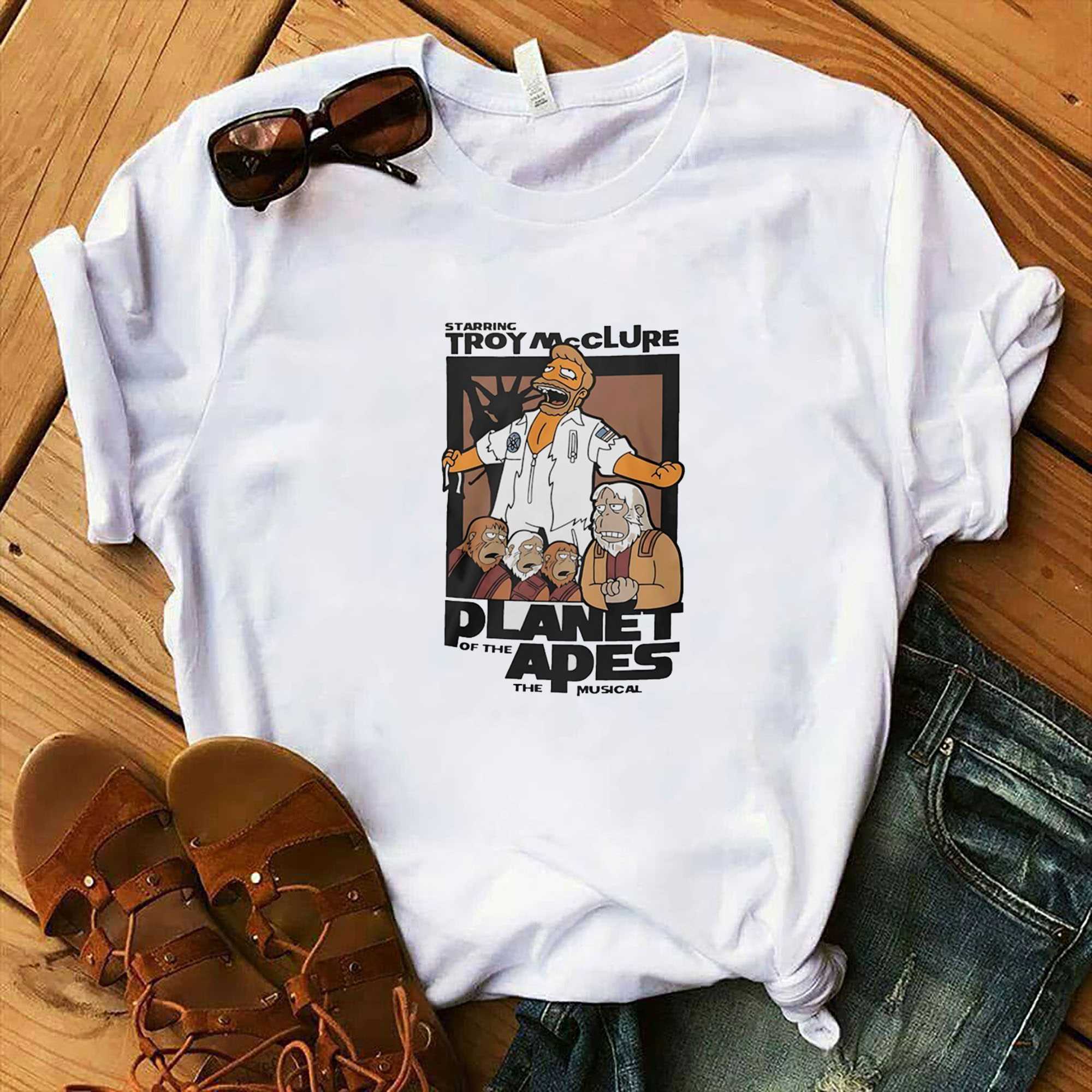Starring Troy Mcclure Planet Of The Apes The Musical Tee Starring Troy Mcclure Planet Of The Apes The Musical Tee