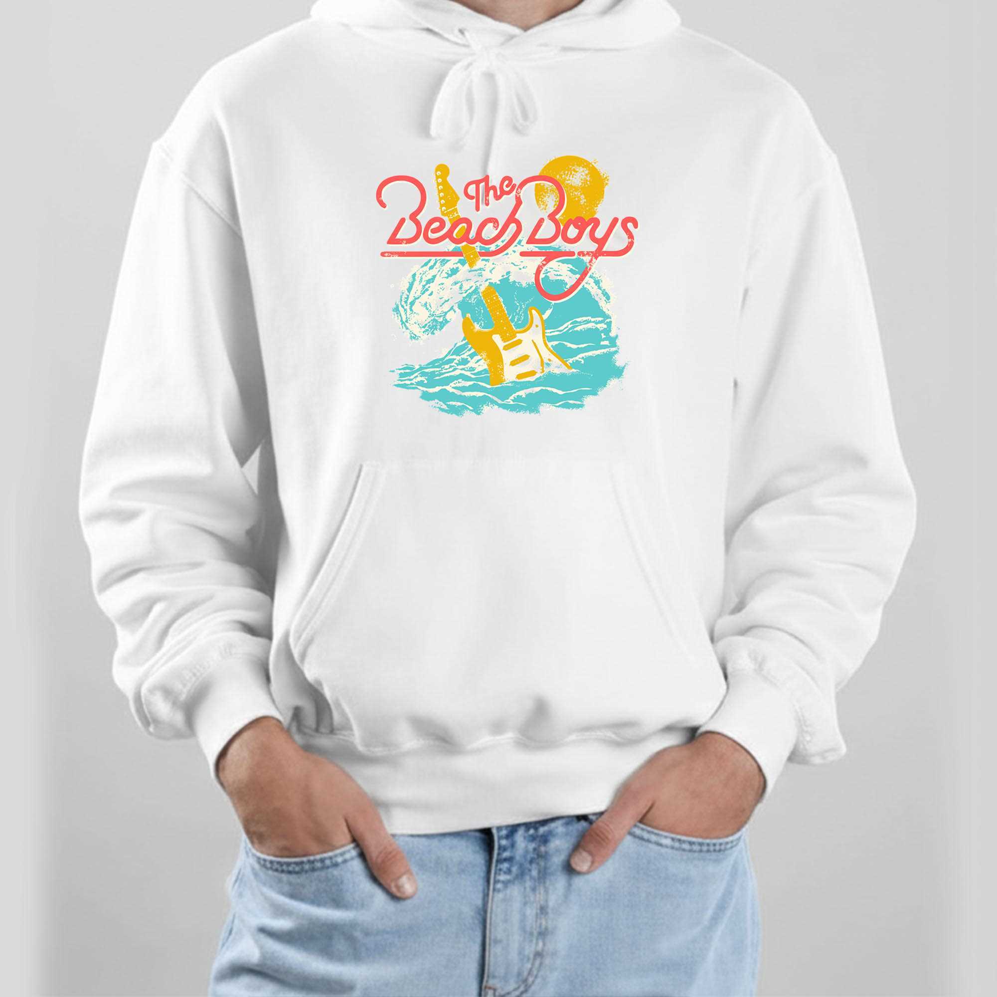 Surfing Guitar Beach Boys Tee Surfing Guitar Beach Boys Tee