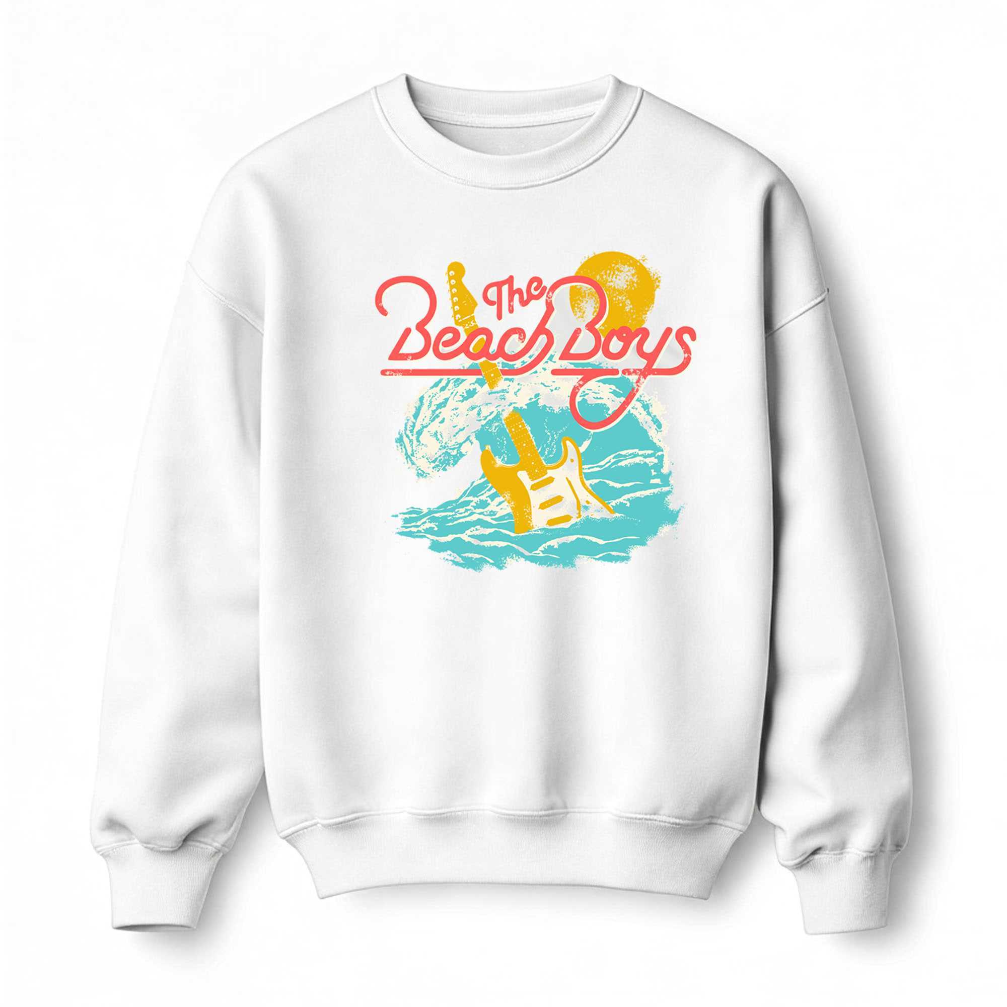 Surfing Guitar Beach Boys Tee Surfing Guitar Beach Boys Tee