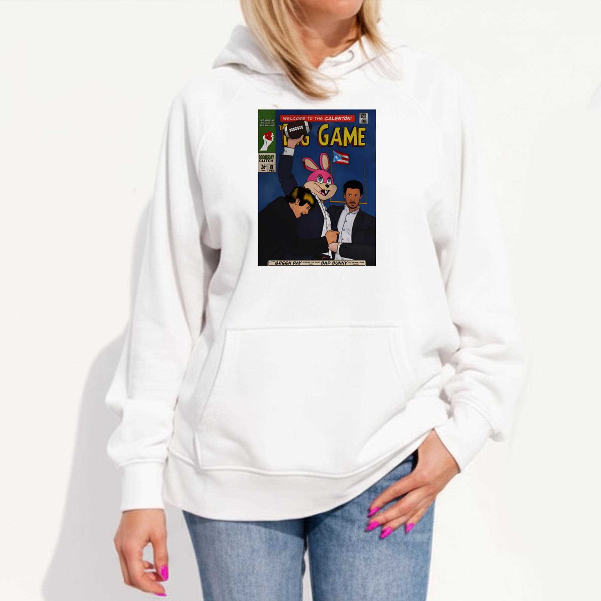 The Big Game Green Day Bad Bunny Welcome To The Calenton Football Shirt The Big Game Green Day Bad Bunny Welcome To The Calenton Football Shirt