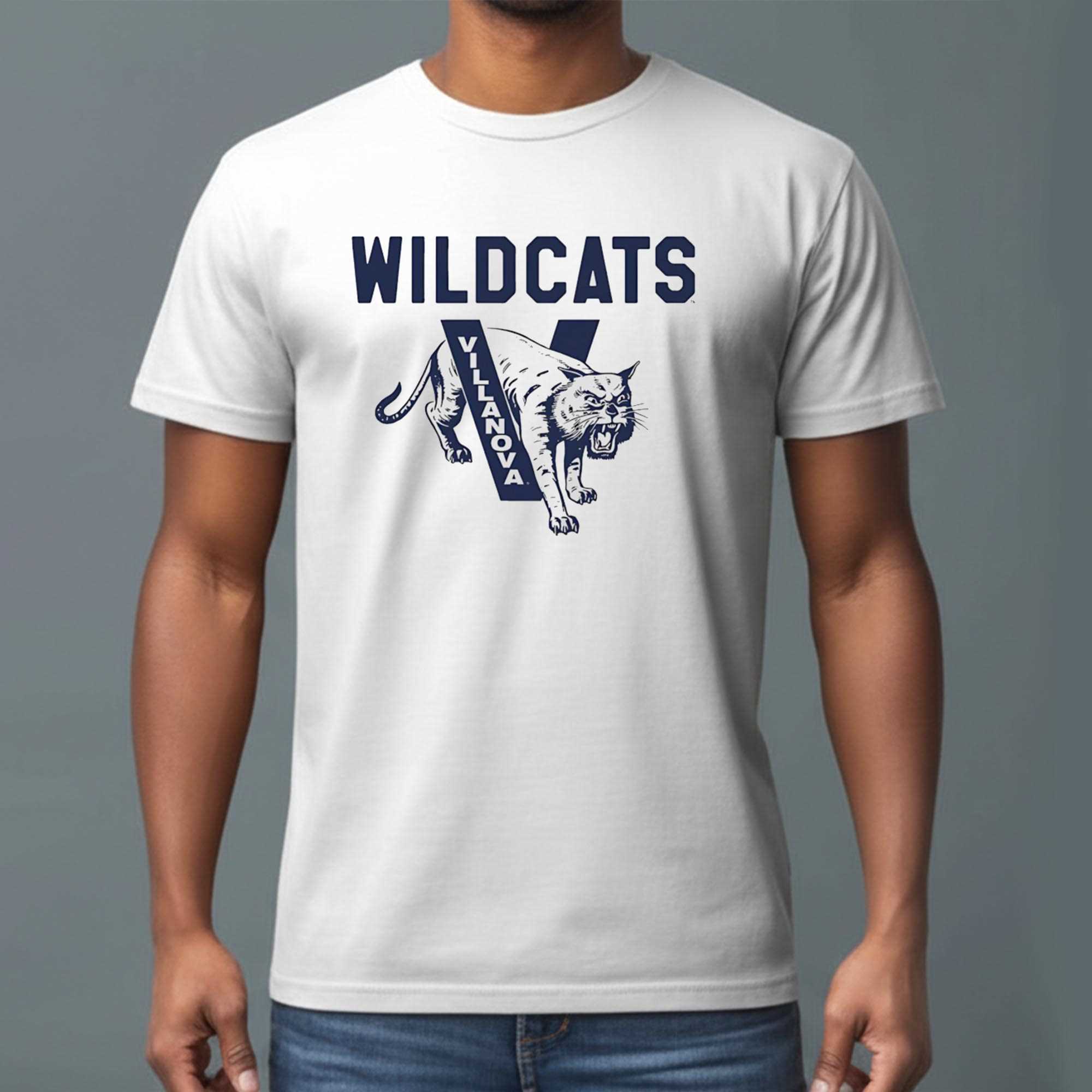 Villanova Wildcats Mascot Retro Tee