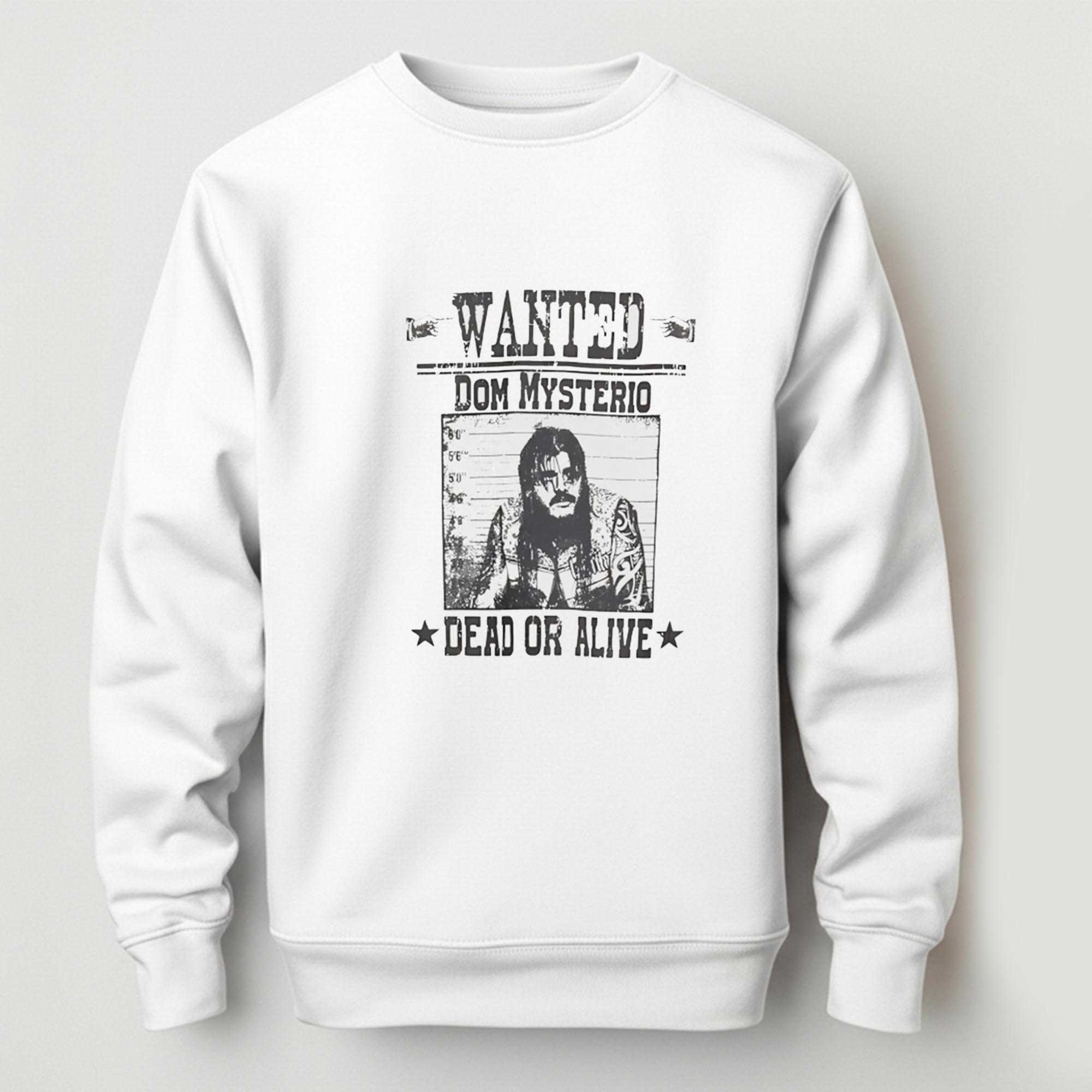 Wanted Dom Mysterio Dead Or Alive Tee Wanted Dom Mysterio Dead Or Alive Tee