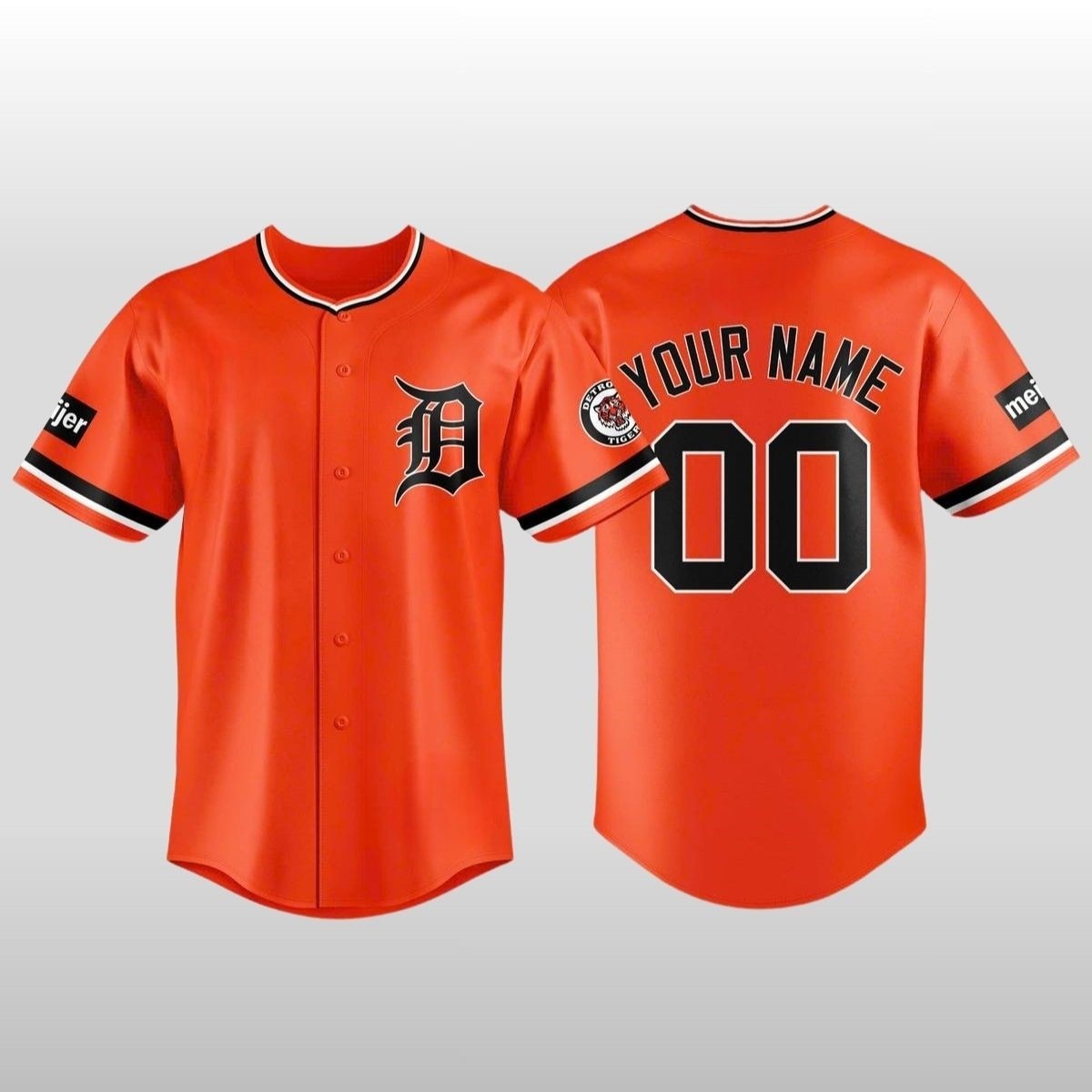 2026 Detroit Tigers Latest Version Orange Baseball Jersey 2026 Detroit Tigers Latest Version Orange Baseball Jersey