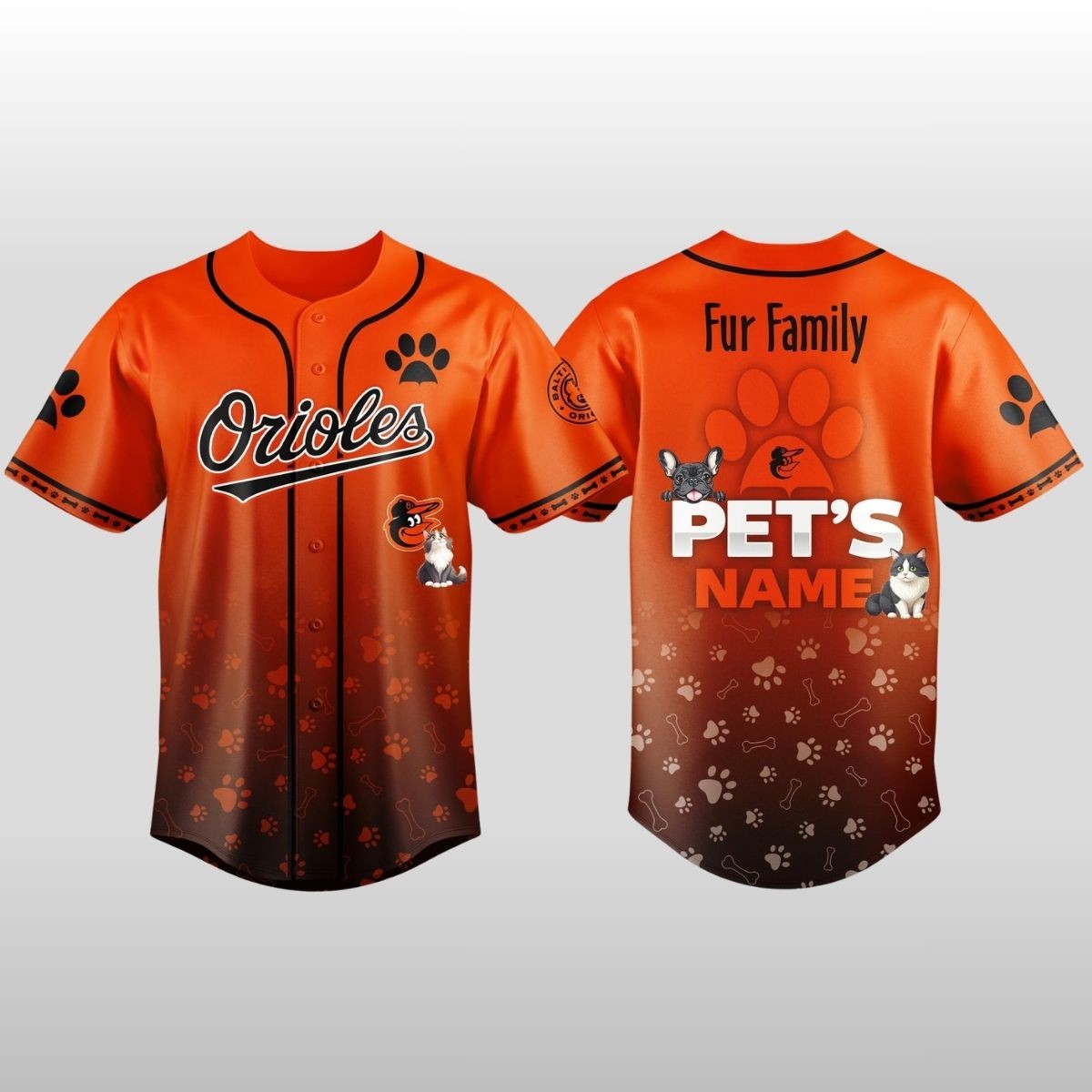 2026 NY Mets Fur Family Pet Game Night Baseball Jersey