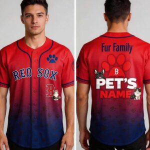 2026 Red Sox Fur Family Pet Game Night Baseball Jersey 5 1.jpg