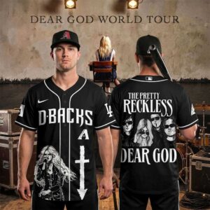 Arizona Diamondbacks Taylor Momsen Dear God World Tour Baseball Jersey 1 1.jpg