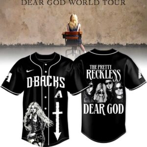 Arizona Diamondbacks Taylor Momsen Dear God World Tour Baseball Jersey 2.jpg