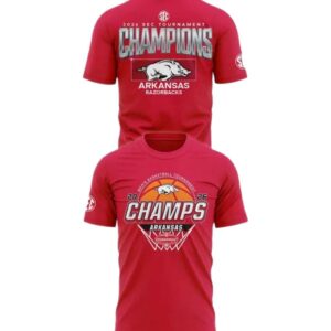 Arkansas Razorbacks 2026 Mens Basketball Tournament Champions Locket Room Hoodie Tee 2 1.jpg
