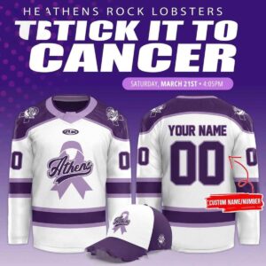 Athens Rock Lobsters Stick It To Cancer 2026 Custom Hockey Jersey 1 2.jpg