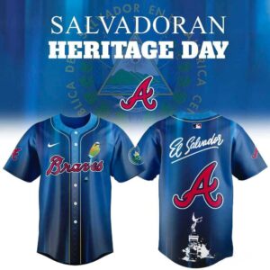 Atlanta Braves Salvadoran Heritage Day 2026 Jersey