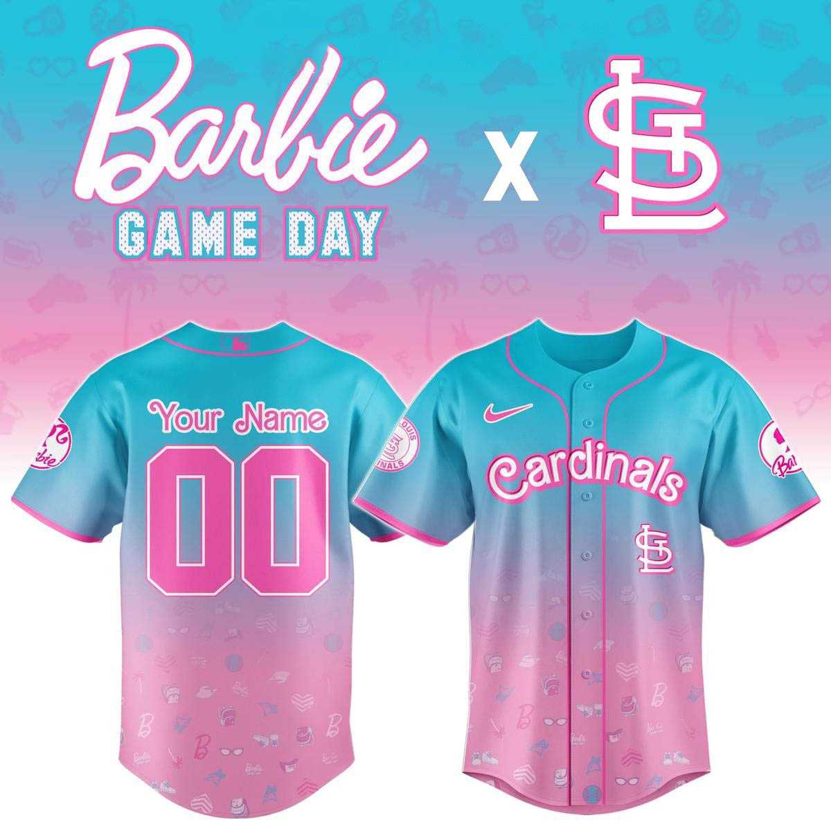 Barbie Game Day St Louis Cardinals Jersey