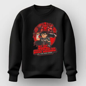 Berserk X Scott Pilgrim Vs The World Black Swordsman Vs The God Hand Tee 2 1.jpg