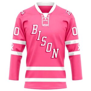 Bloomington Bison Pink in the Rink 2026 Custom Name Jersey 2 1.jpg