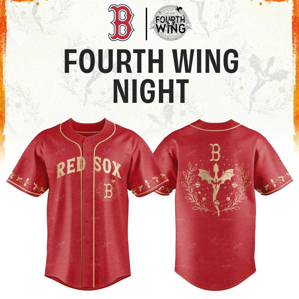 Boston Red Sox Fouth Wings 2026 Night Baseball Jersey