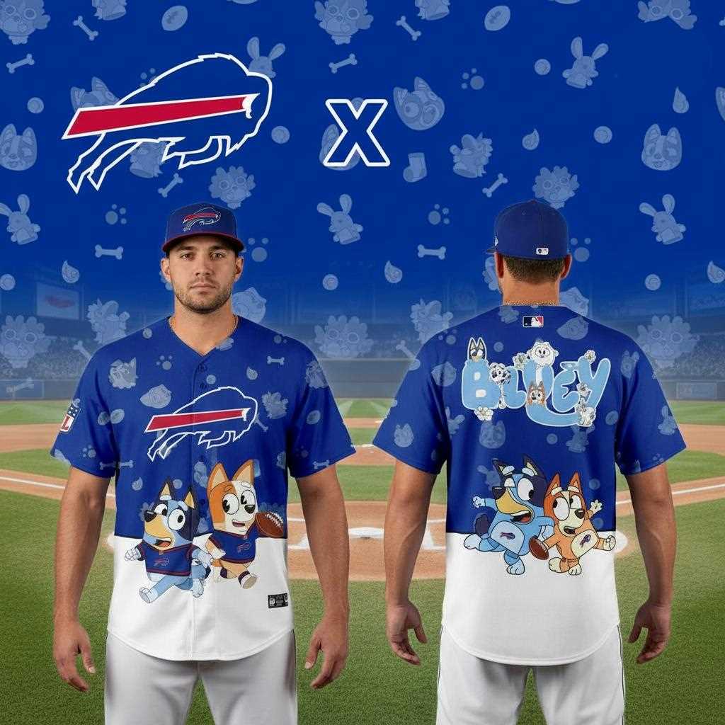 Baltimore Ravens Bluey Night Baseball Jersey