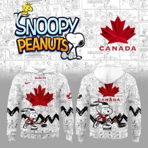 Canada Hockey Team Peanuts Night 2026 National Pride Tee Hoodie 1 1.jpg
