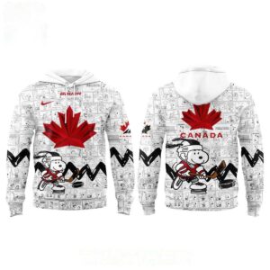 Canada Hockey Team Peanuts Night 2026 National Pride Tee Hoodie 2 1.jpg