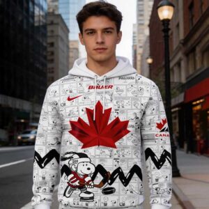 Canada Hockey Team Peanuts Night 2026 National Pride Tee Hoodie 3 1.jpg